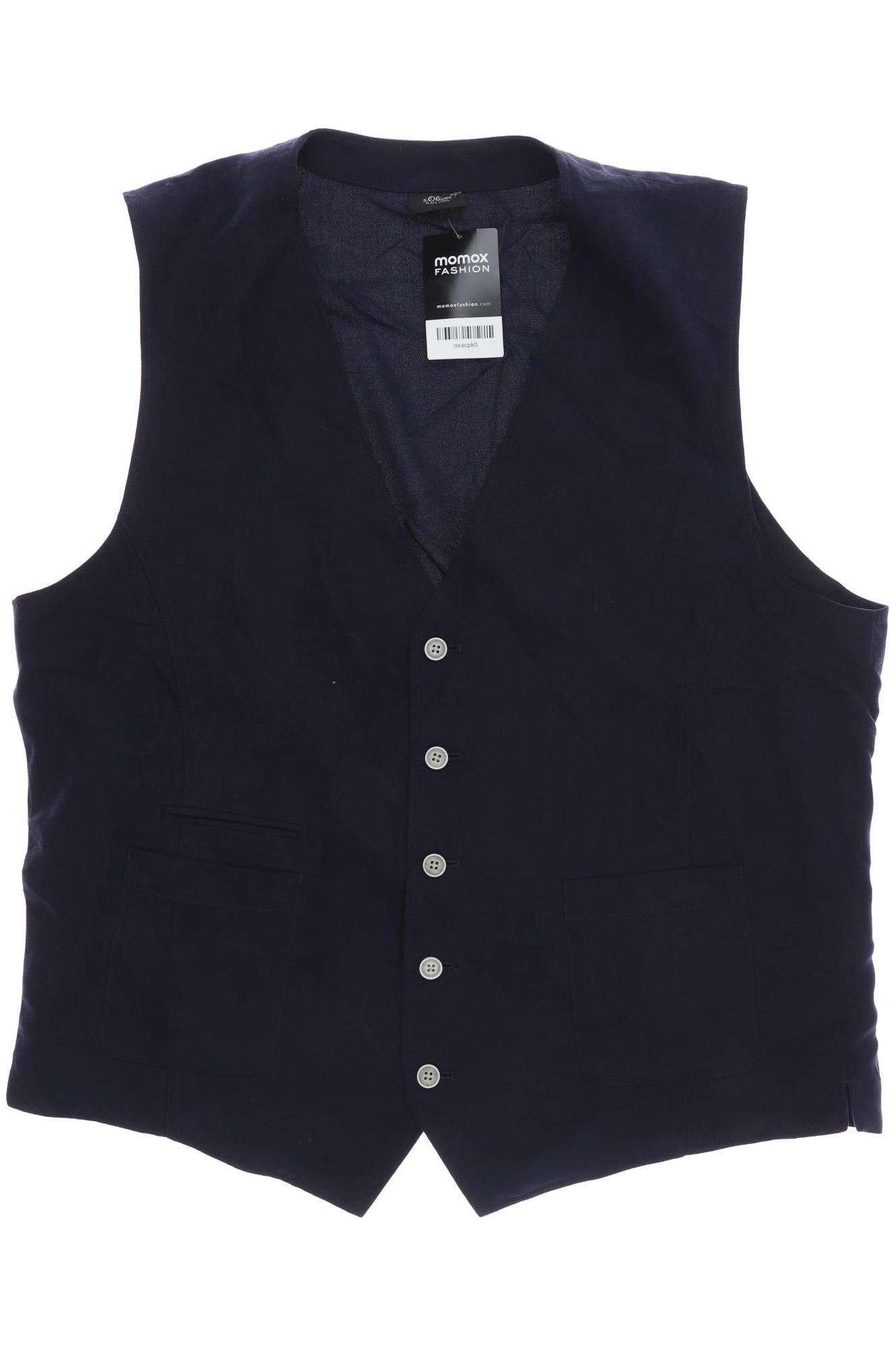 

s.Oliver Herren Weste, marineblau, Gr. 56