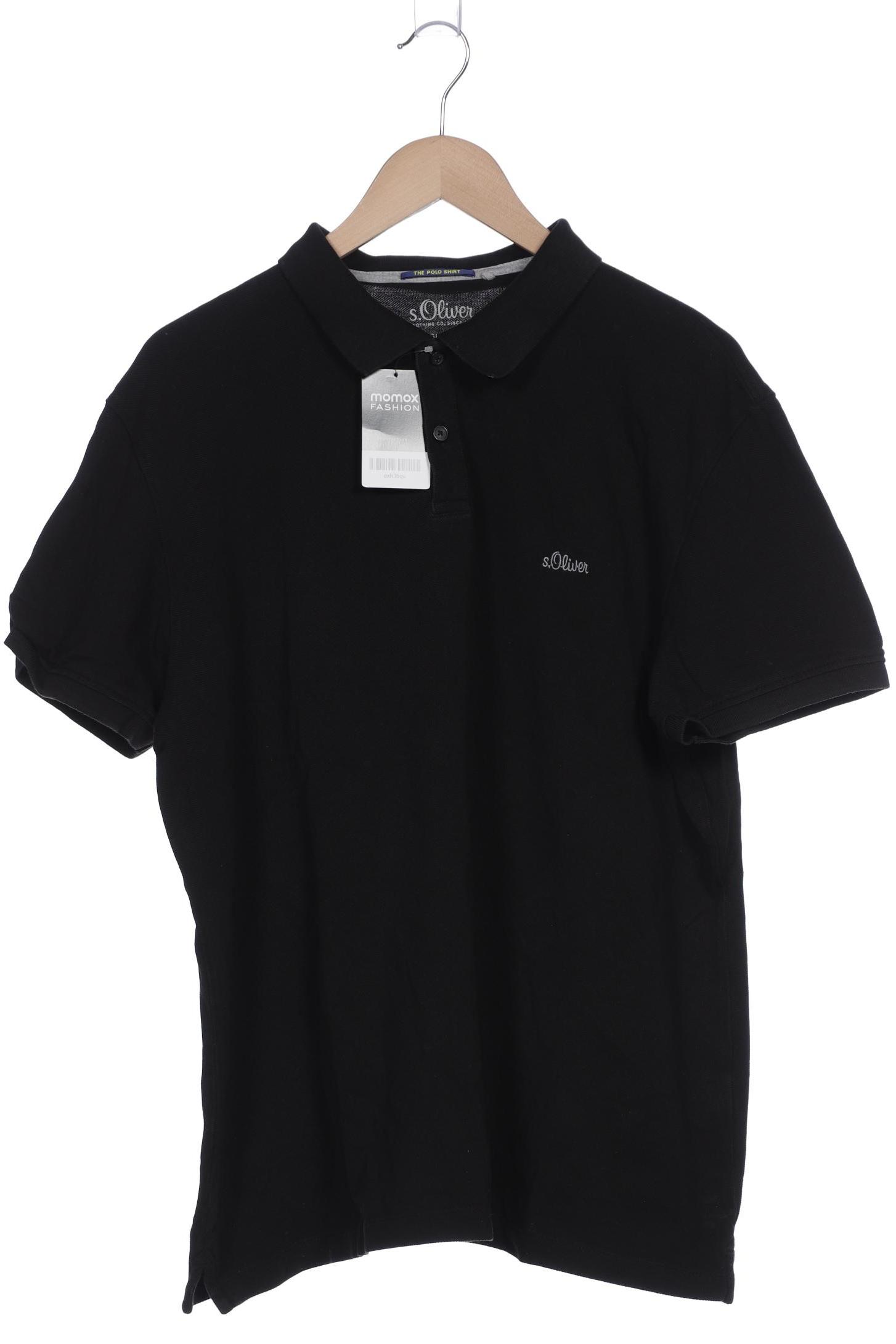 

s.Oliver Herren Poloshirt, schwarz