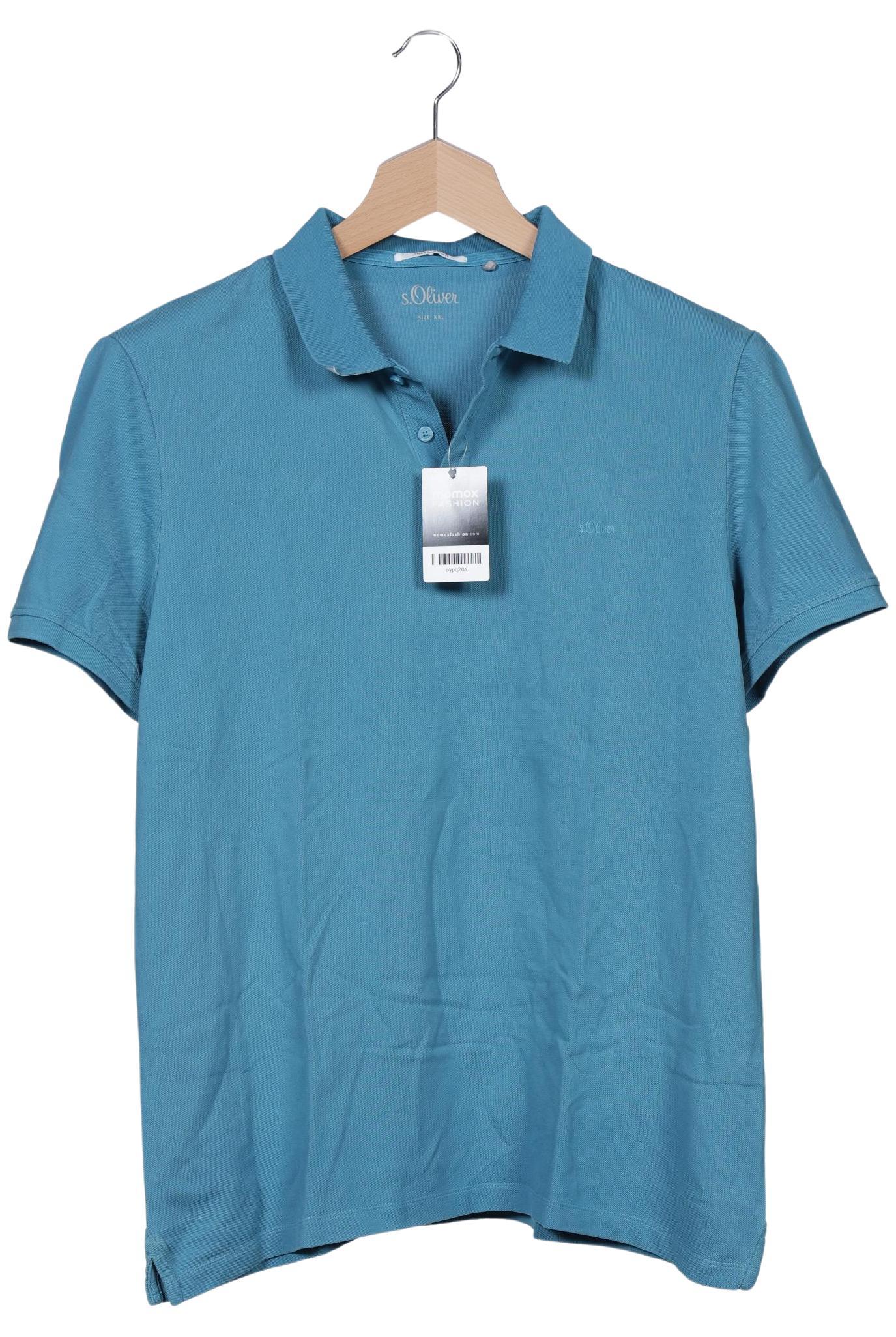 

s.Oliver Herren Poloshirt, blau, Gr. 56