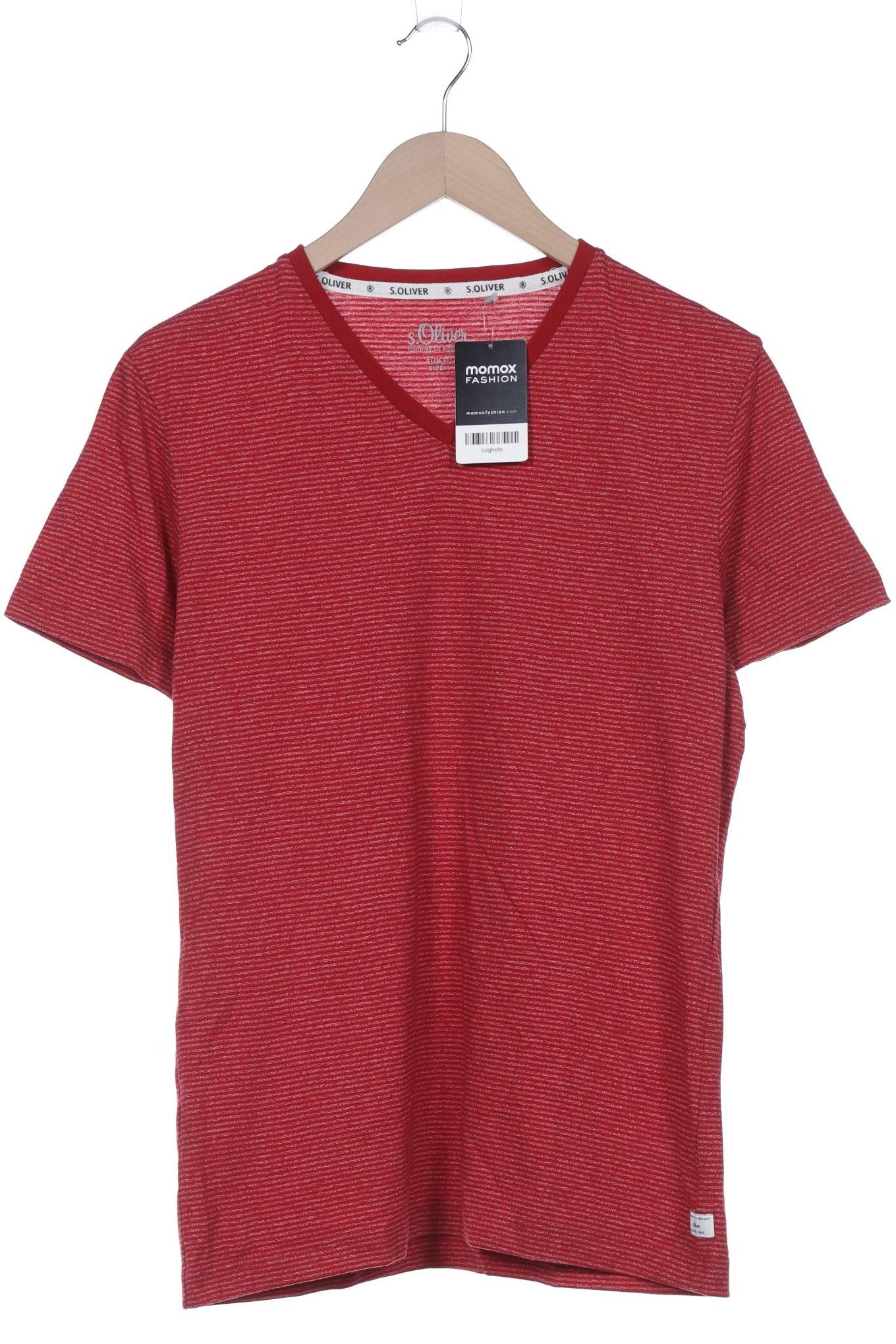 

s.Oliver Herren T-Shirt, rot, Gr. 52