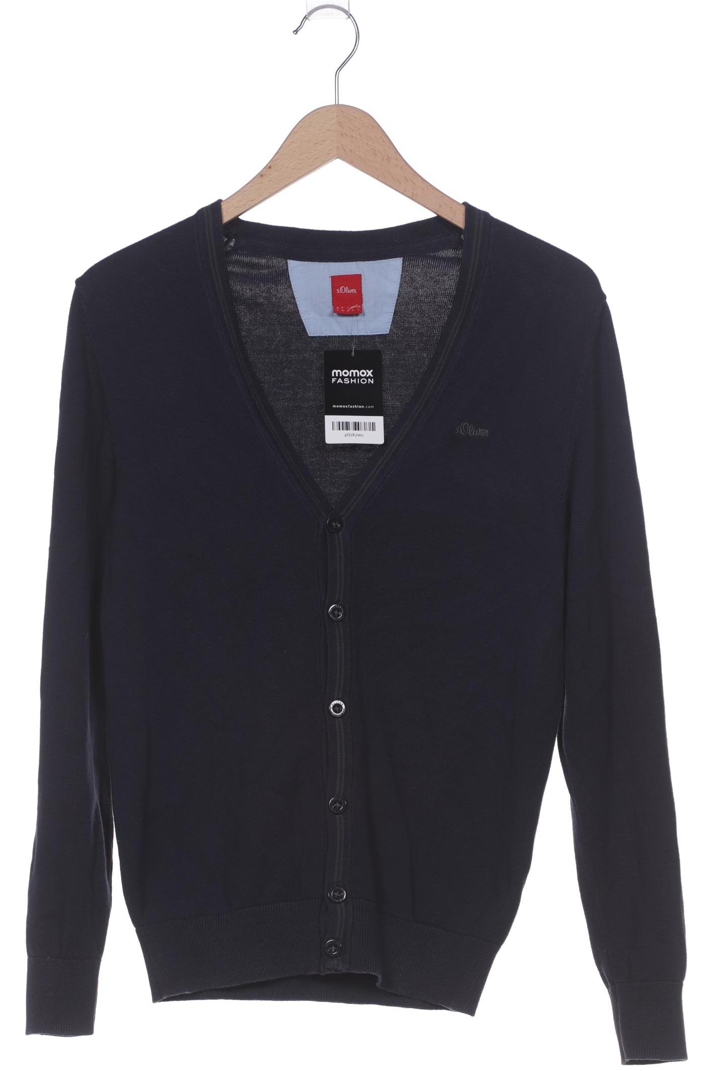 

s.Oliver Herren Strickjacke, marineblau, Gr. 46