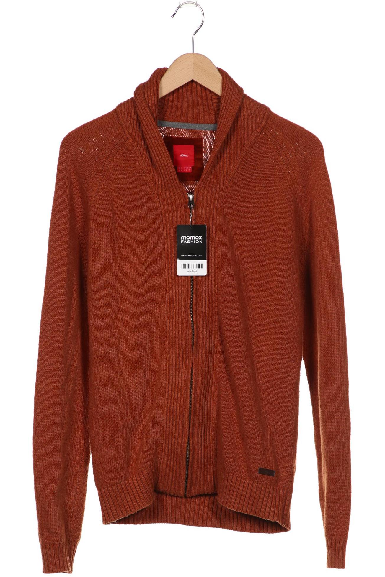 

s.Oliver Herren Strickjacke, braun, Gr. 48