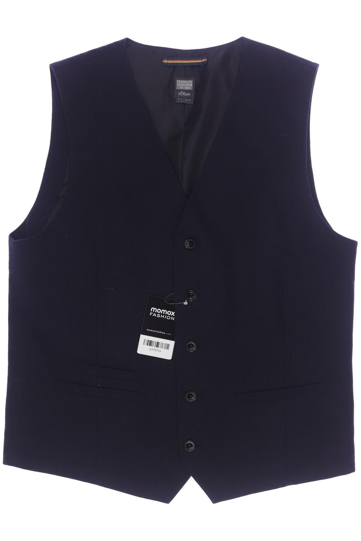 

s.Oliver Herren Weste, marineblau, Gr. 52