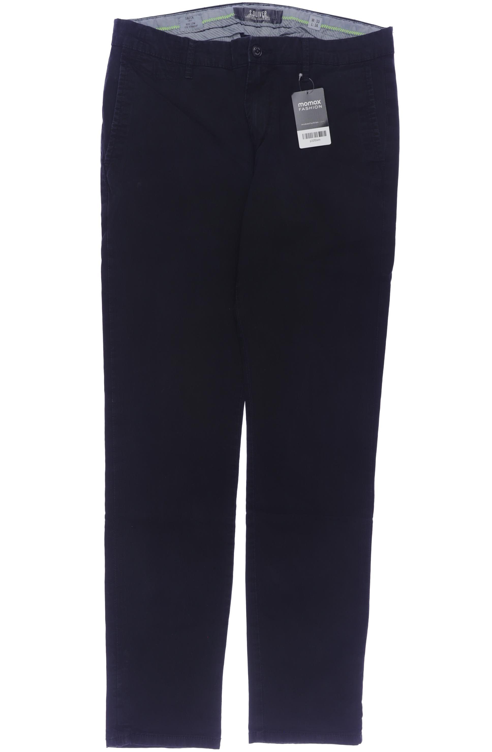 

s.Oliver Herren Stoffhose, marineblau, Gr. 33