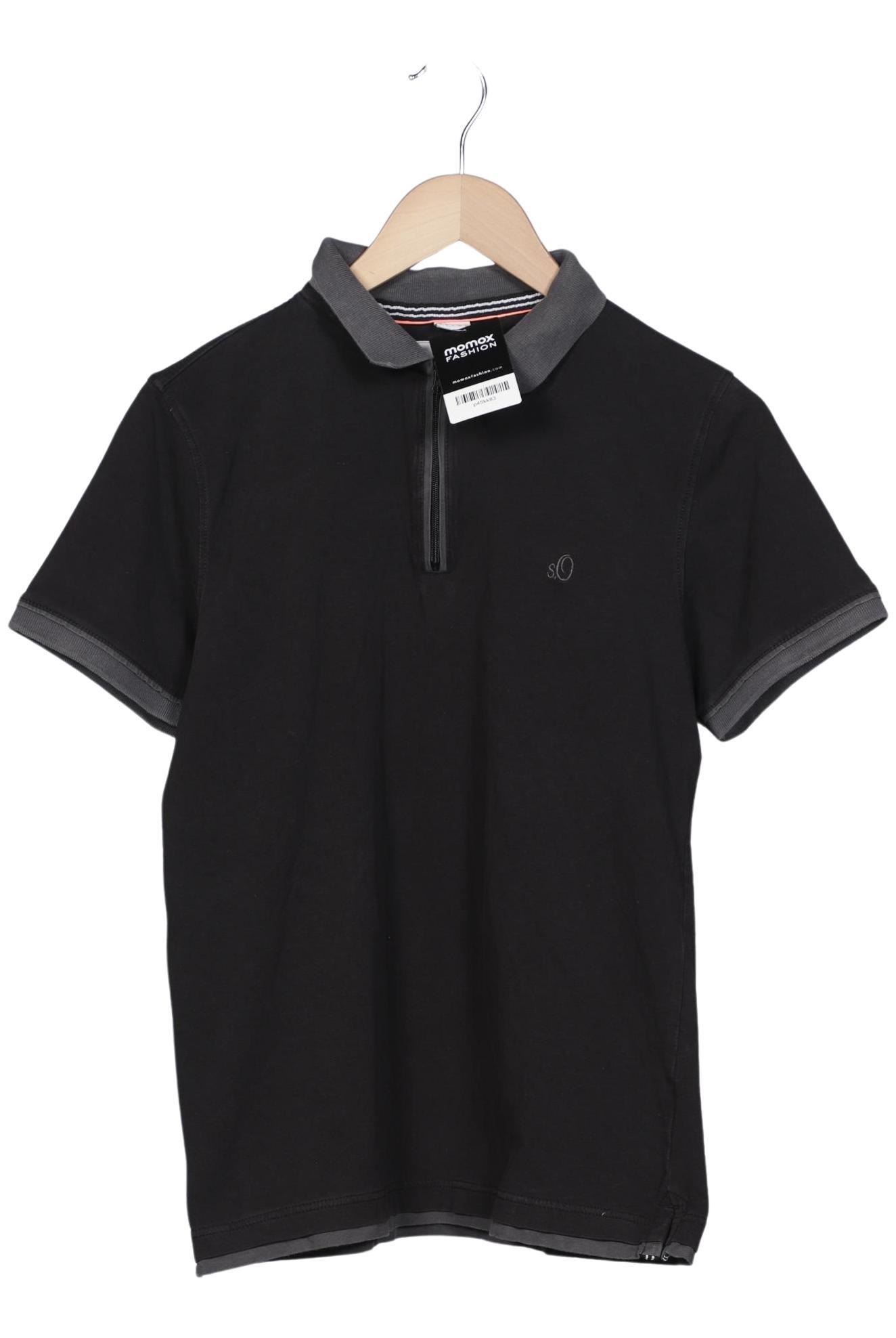

s.Oliver Herren Poloshirt, schwarz, Gr. 48