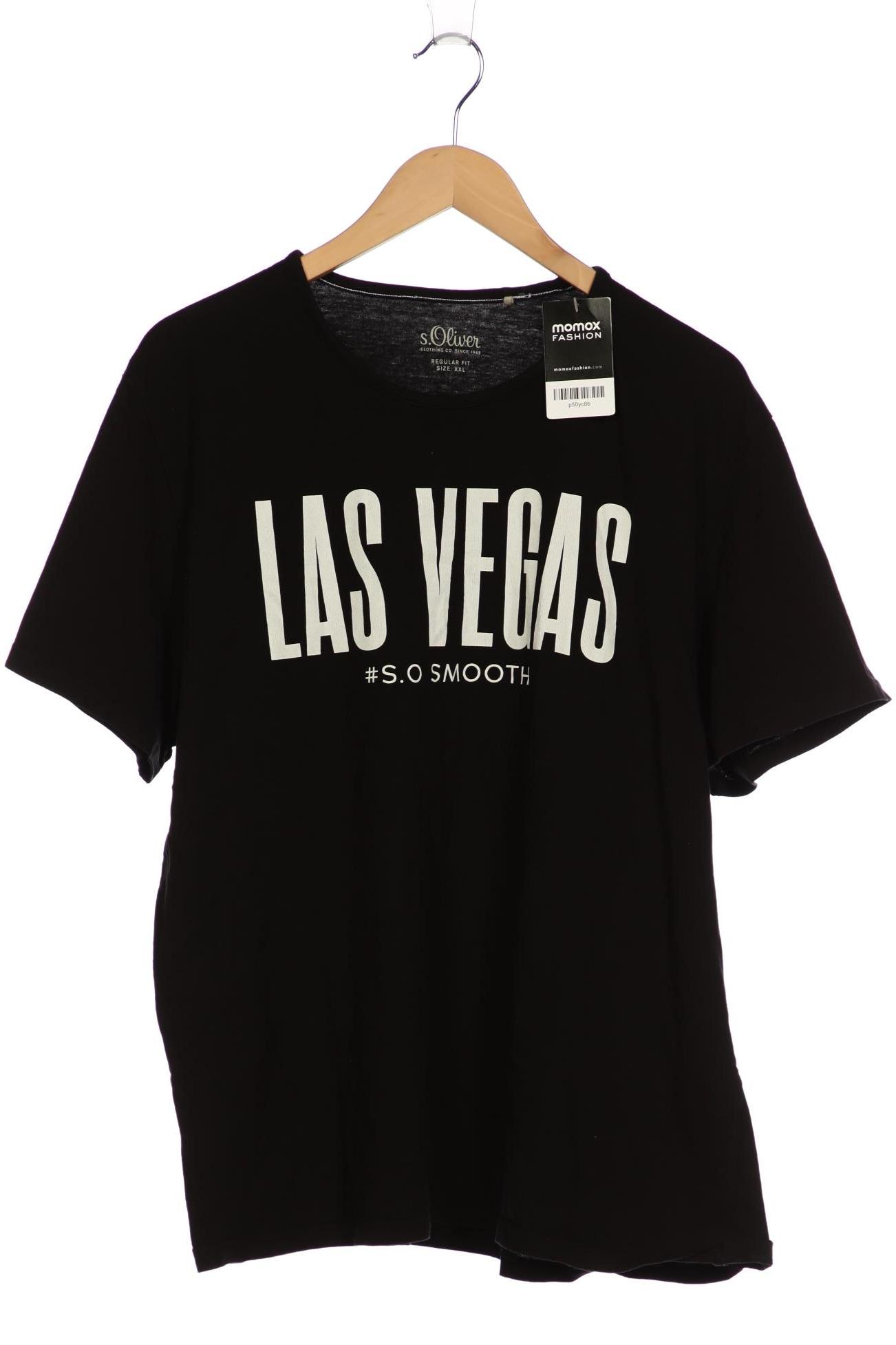 

s.Oliver Herren T-Shirt, schwarz, Gr. 56