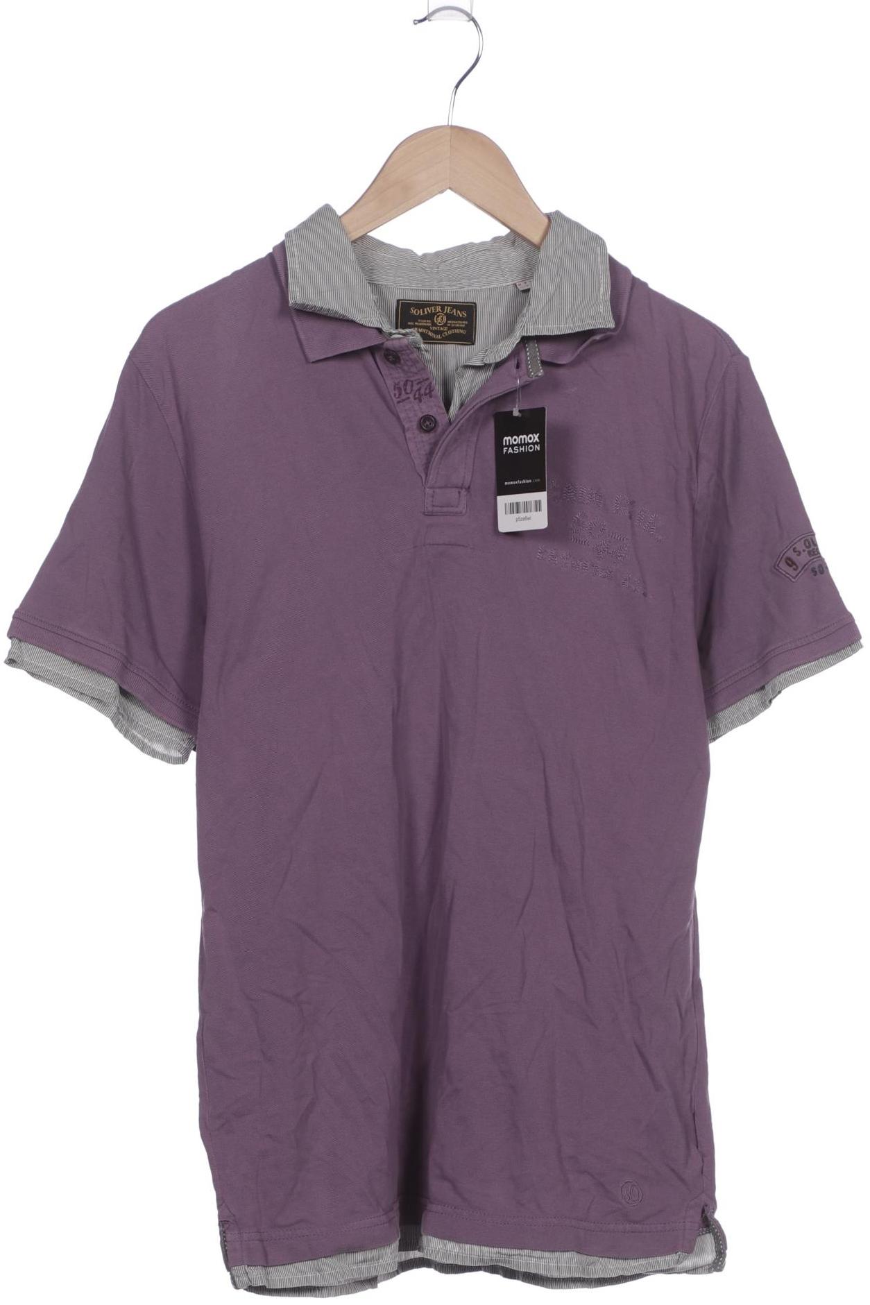 

s.Oliver Herren Poloshirt, flieder, Gr. 52