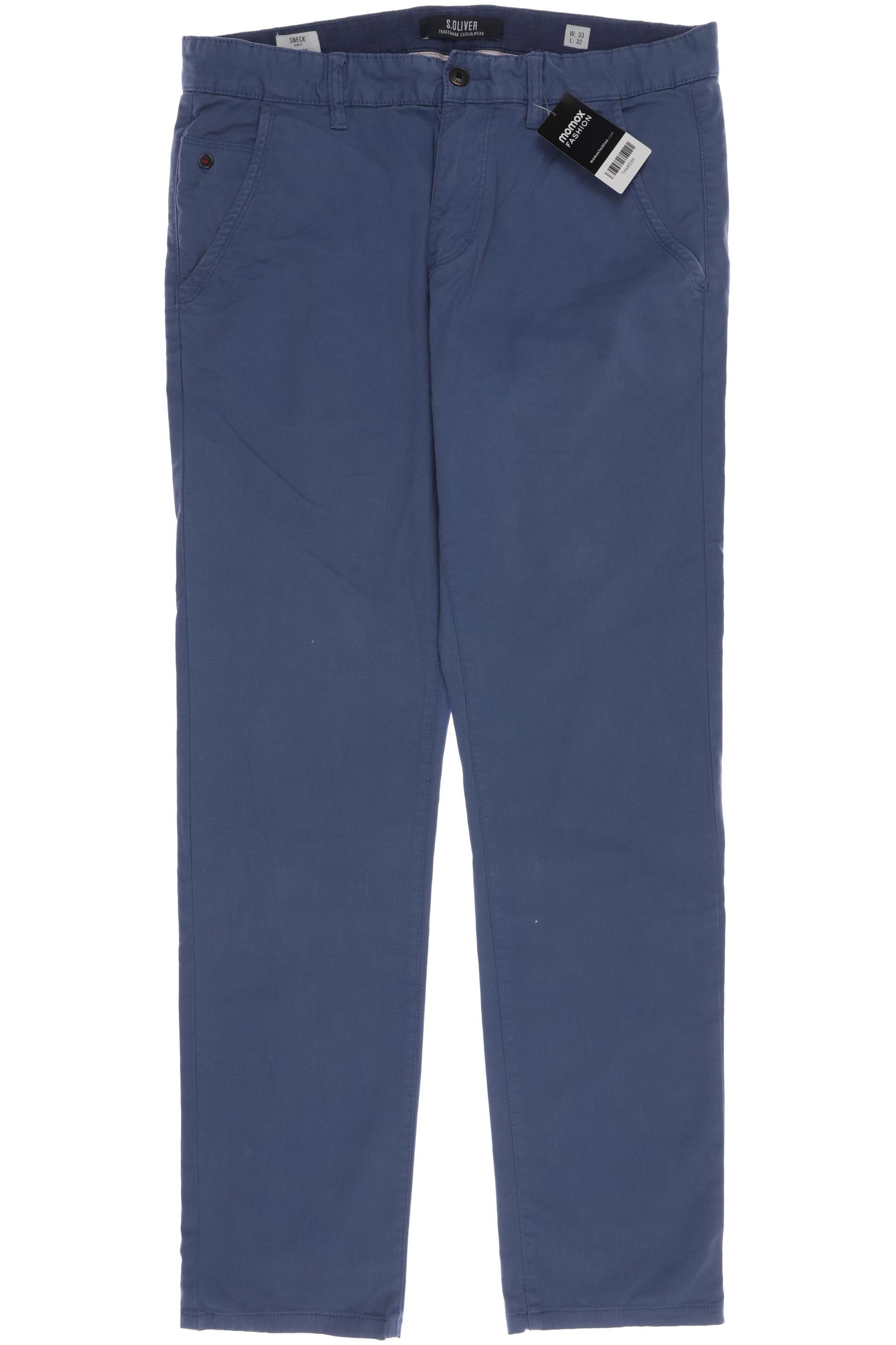 

s.Oliver Herren Stoffhose, blau, Gr. 33