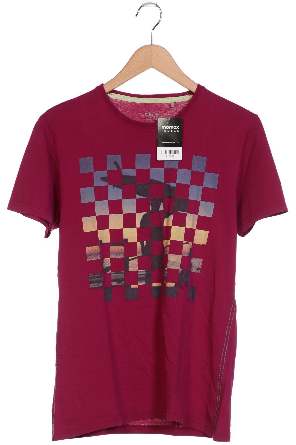 

s.Oliver Herren T-Shirt, pink, Gr. 52