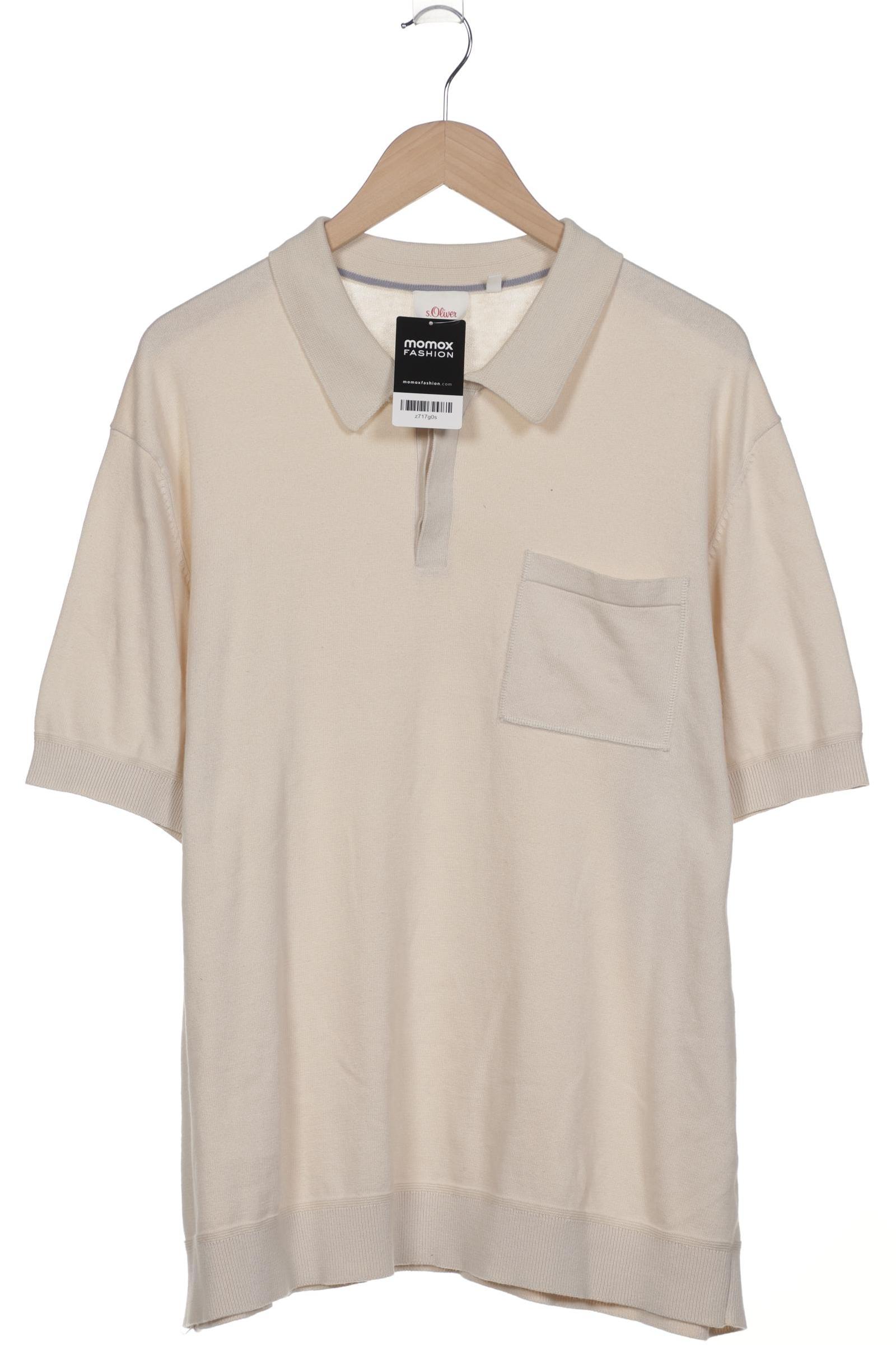 

s.Oliver Herren Poloshirt, cremeweiß, Gr. 58