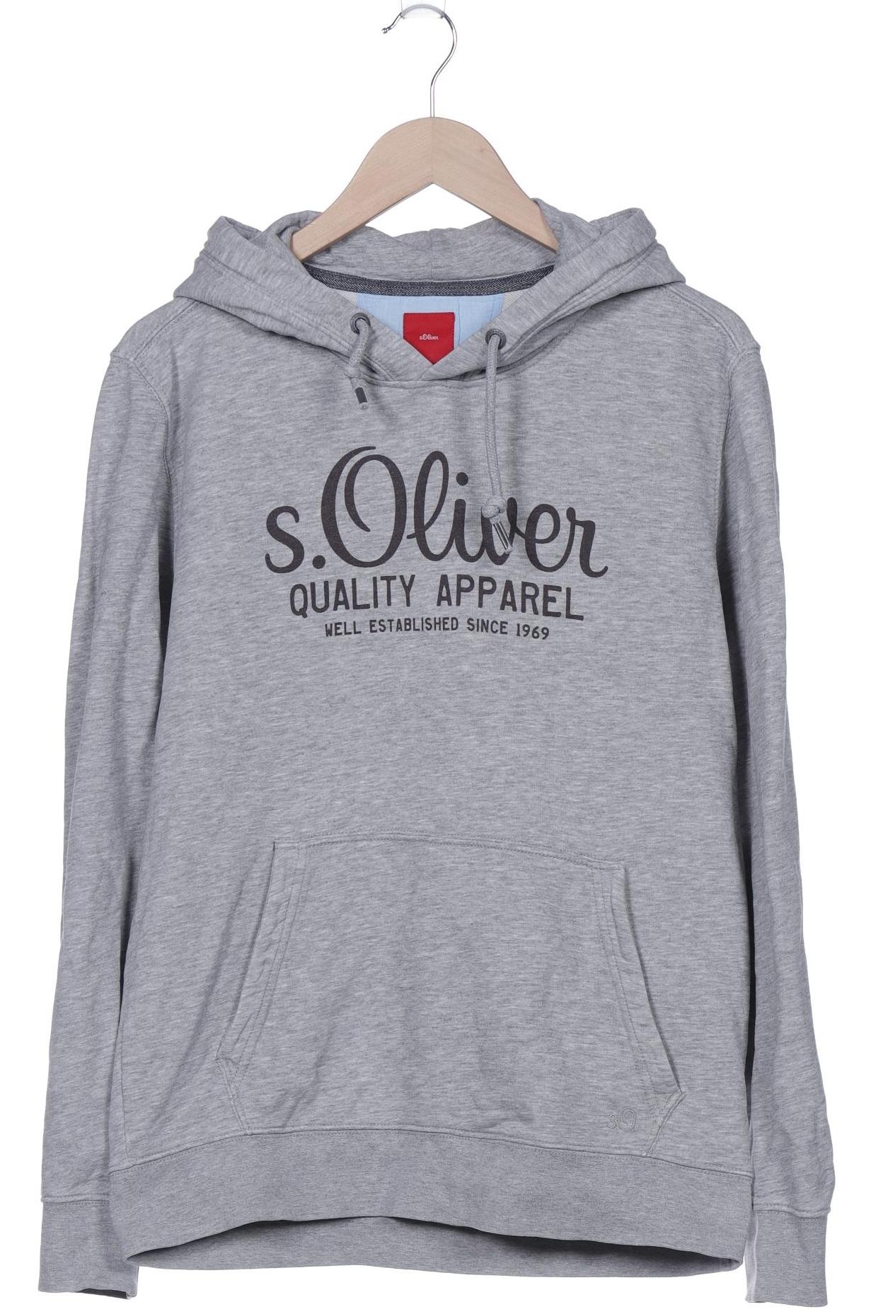 

s.Oliver Herren Kapuzenpullover, grau, Gr. 48