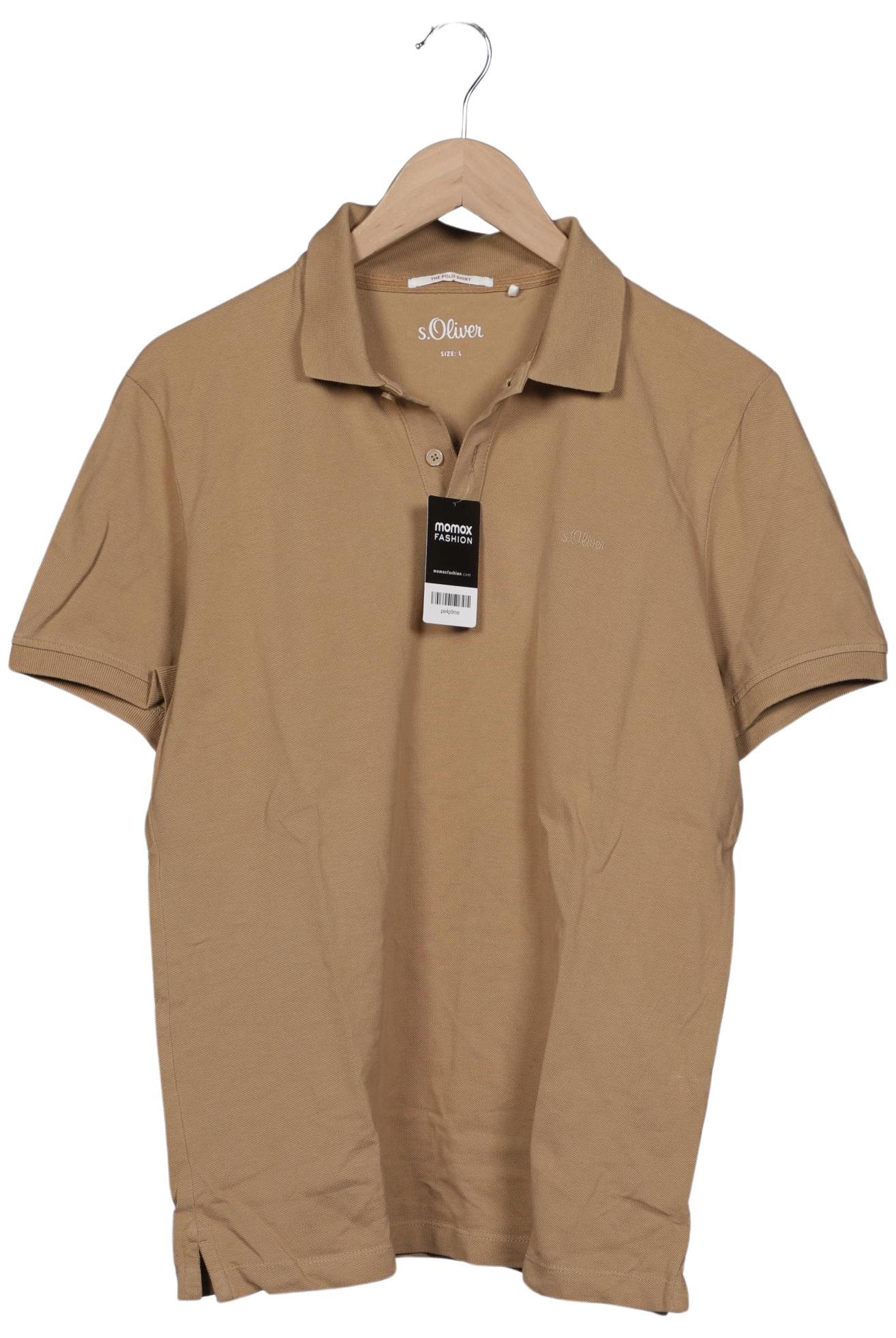 

s.Oliver Herren Poloshirt, beige, Gr. 52