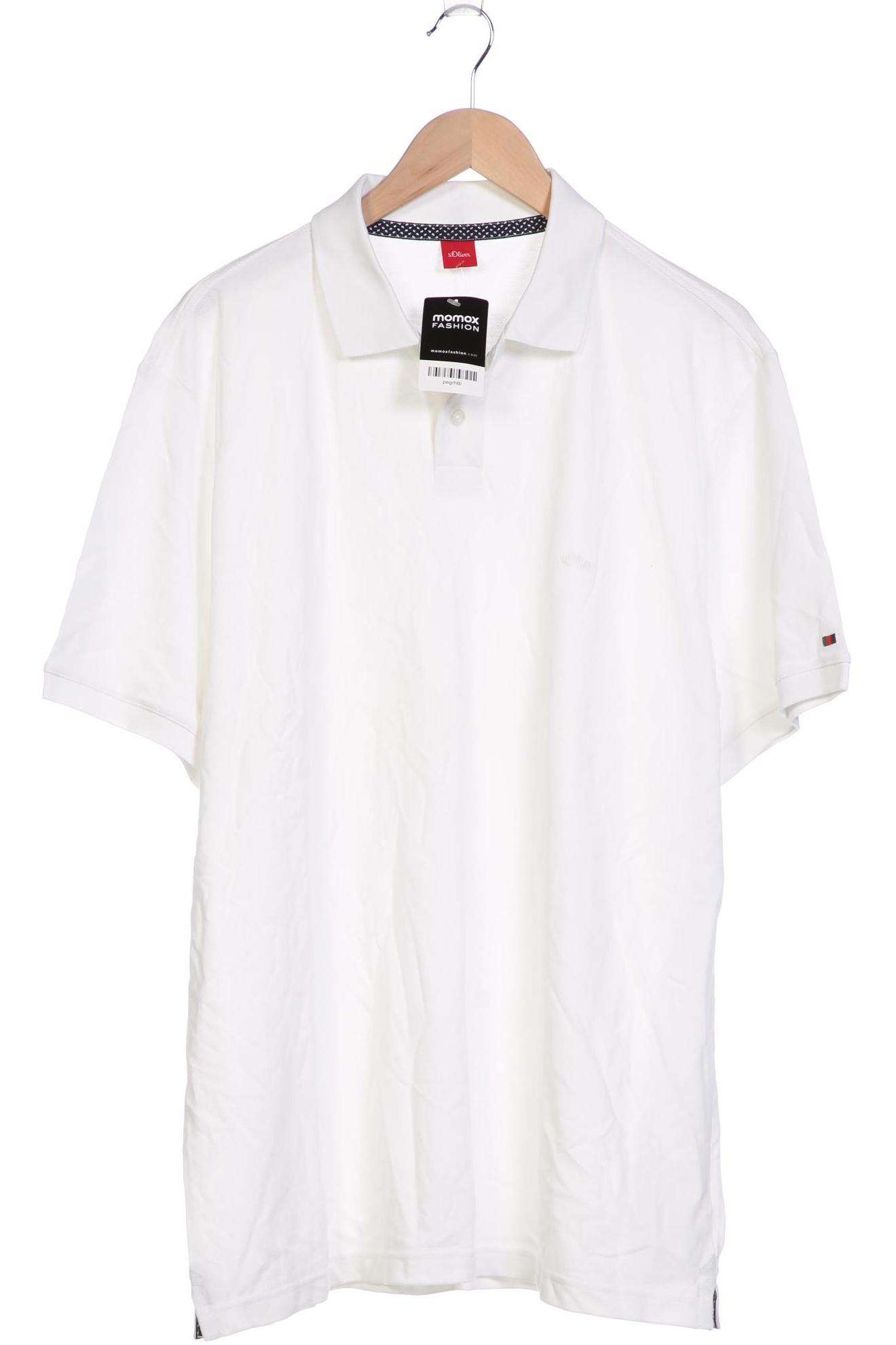 

s.Oliver Herren Poloshirt, weiß, Gr. 56