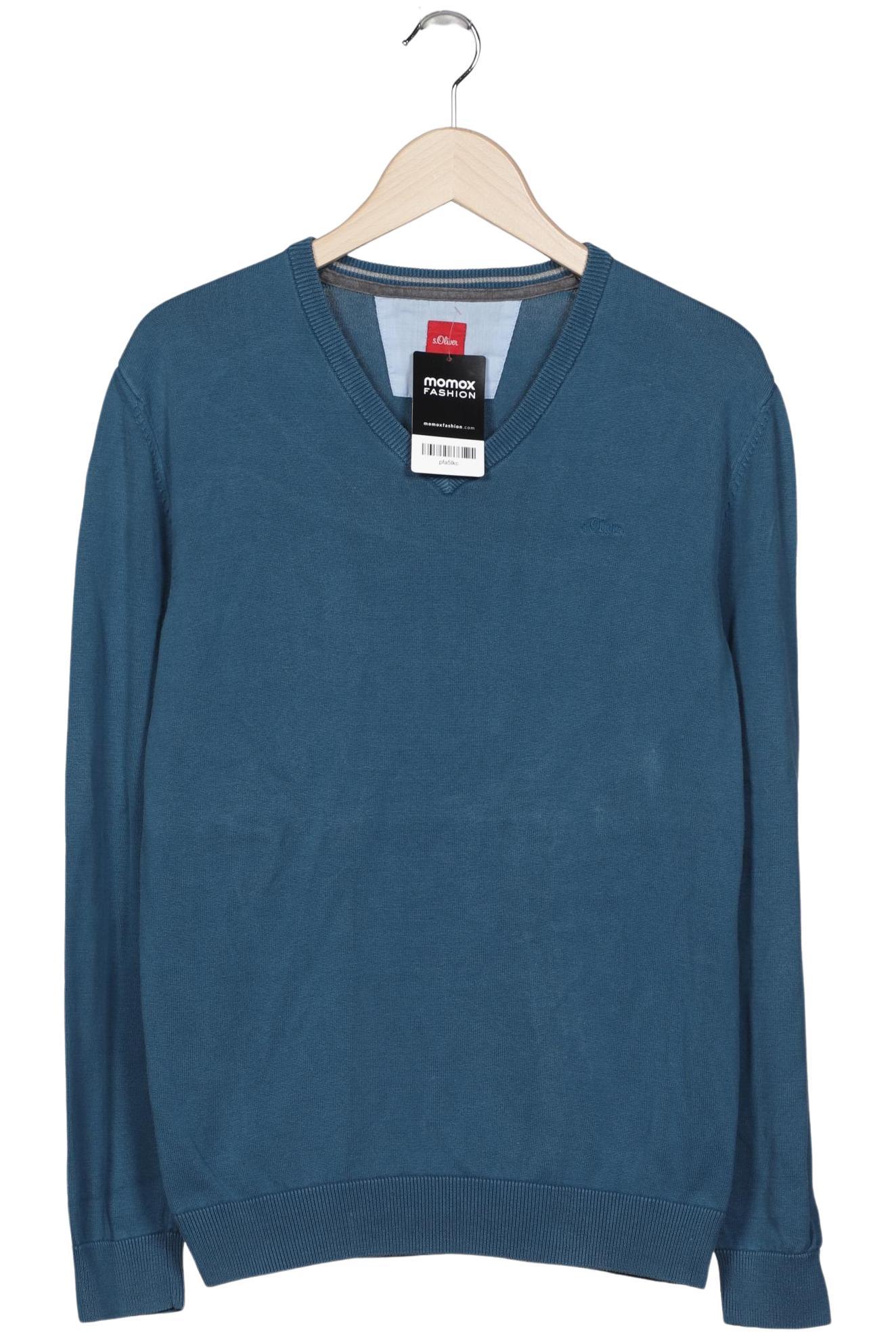 

s.Oliver Herren Pullover, blau, Gr. 48