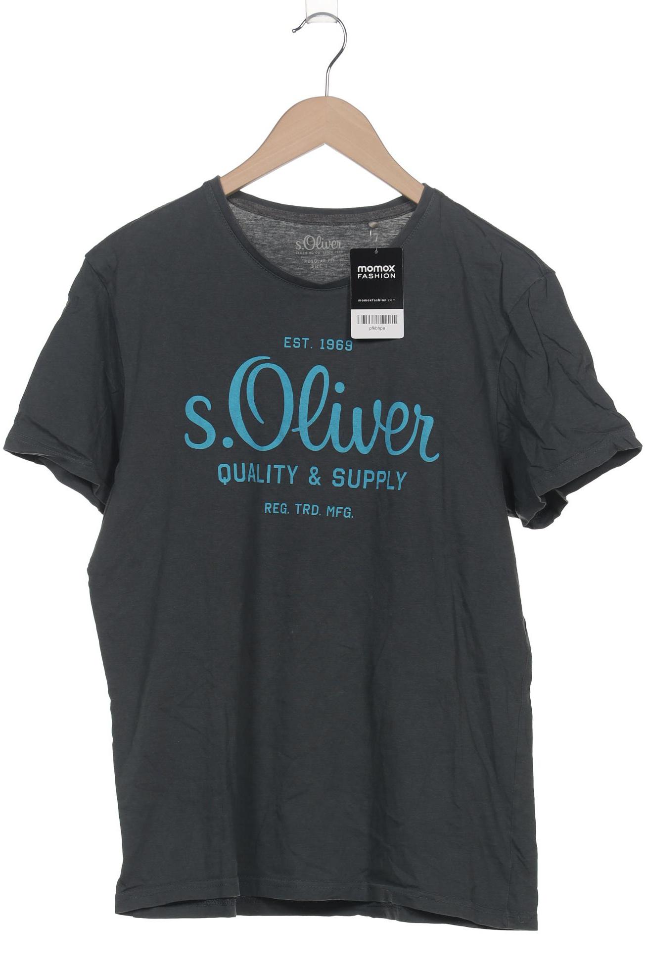 

s.Oliver Herren T-Shirt, grau, Gr. 52
