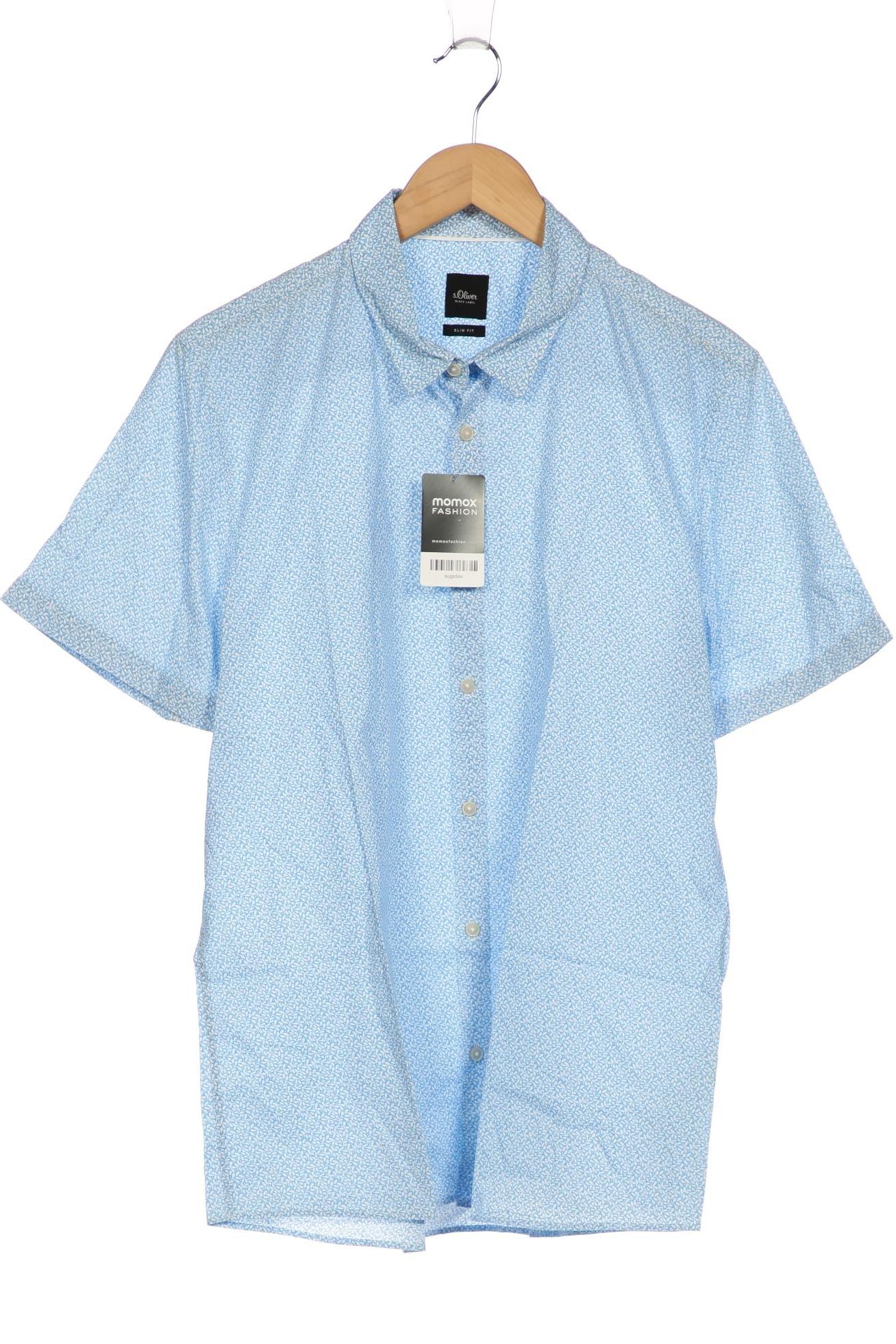 

s.Oliver Herren Hemd, blau, Gr. 56