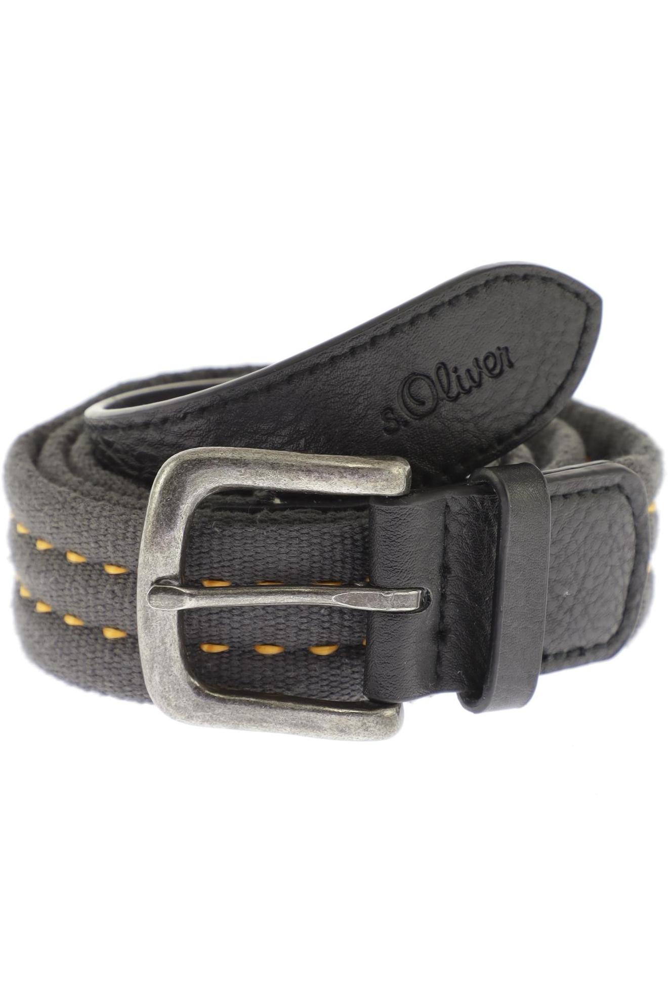 

s.Oliver Herren Gürtel, grau, Gr. 115