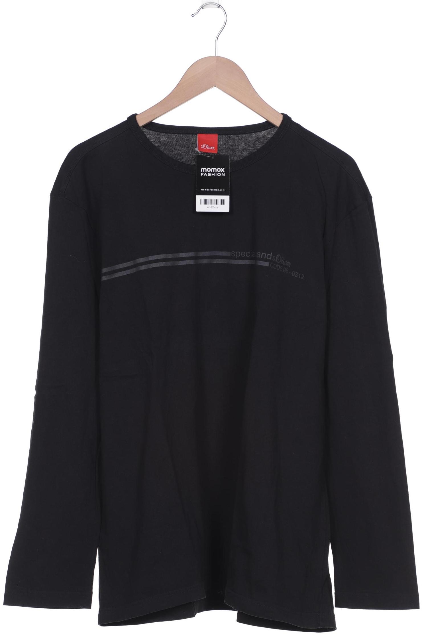 

s.Oliver Herren Langarmshirt, schwarz