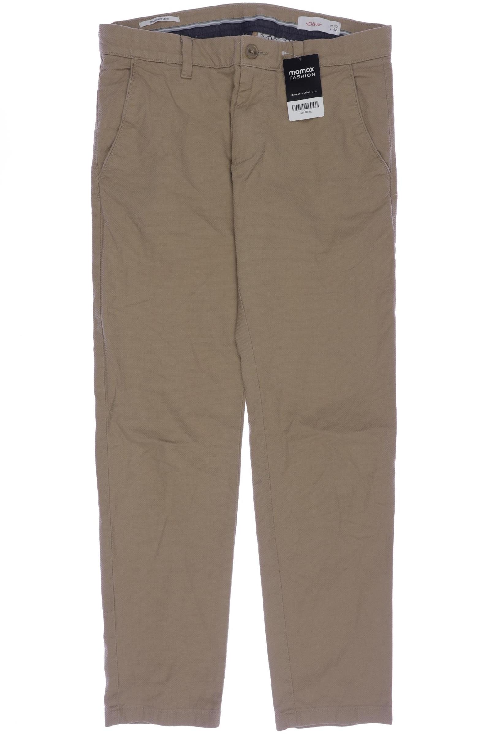 

s.Oliver Herren Stoffhose, beige, Gr. 30