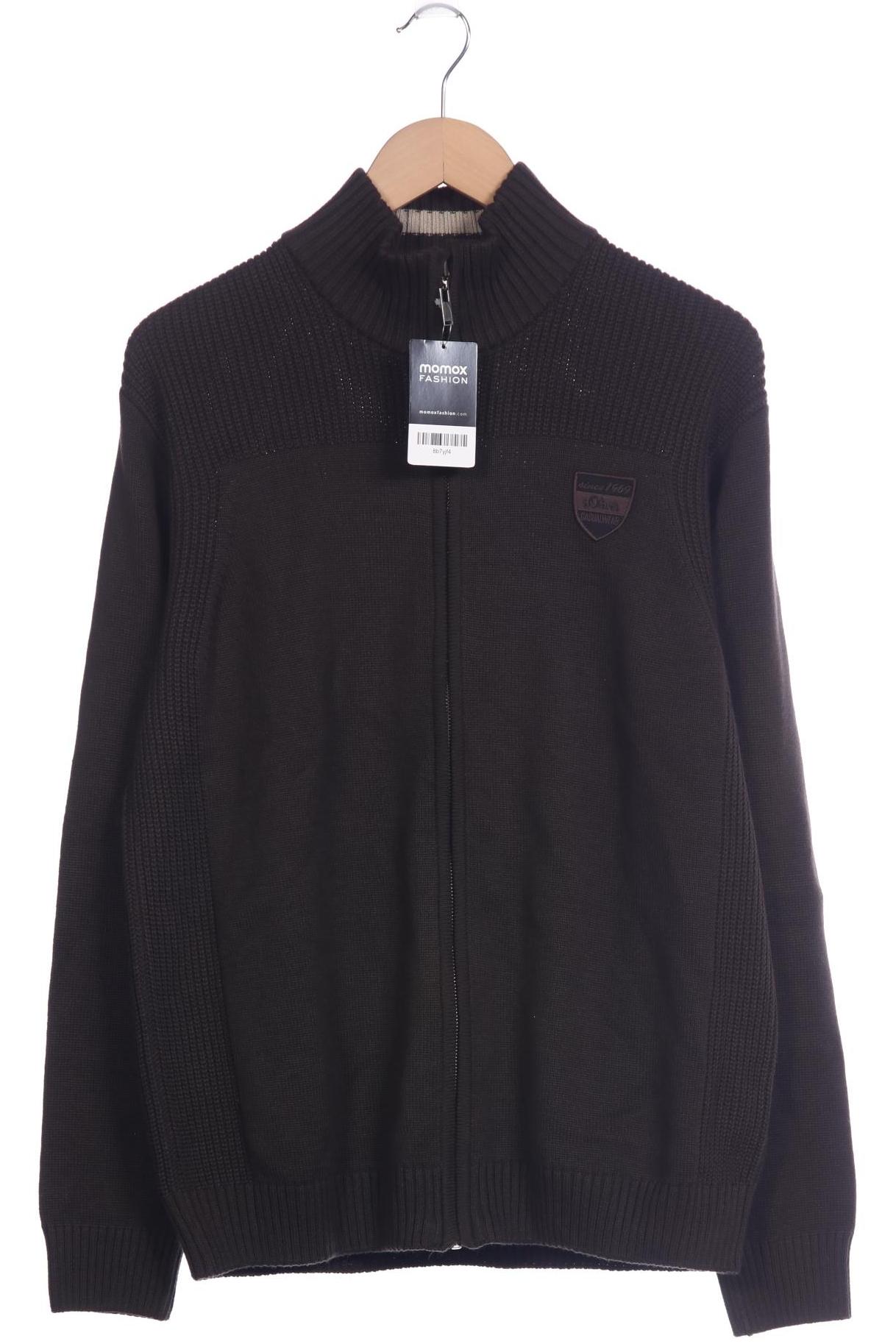 

s.Oliver Herren Strickjacke, braun, Gr. 54