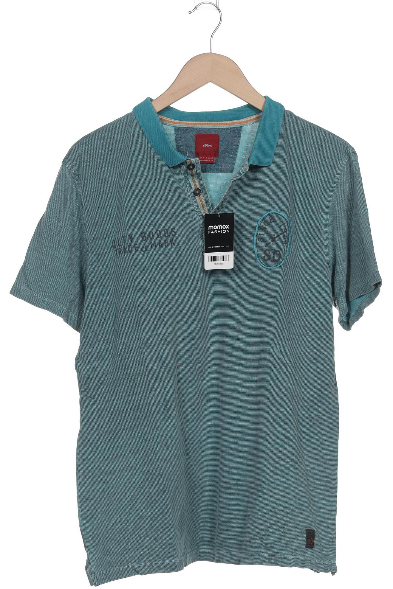 

s.Oliver Herren Poloshirt, türkis, Gr. 54