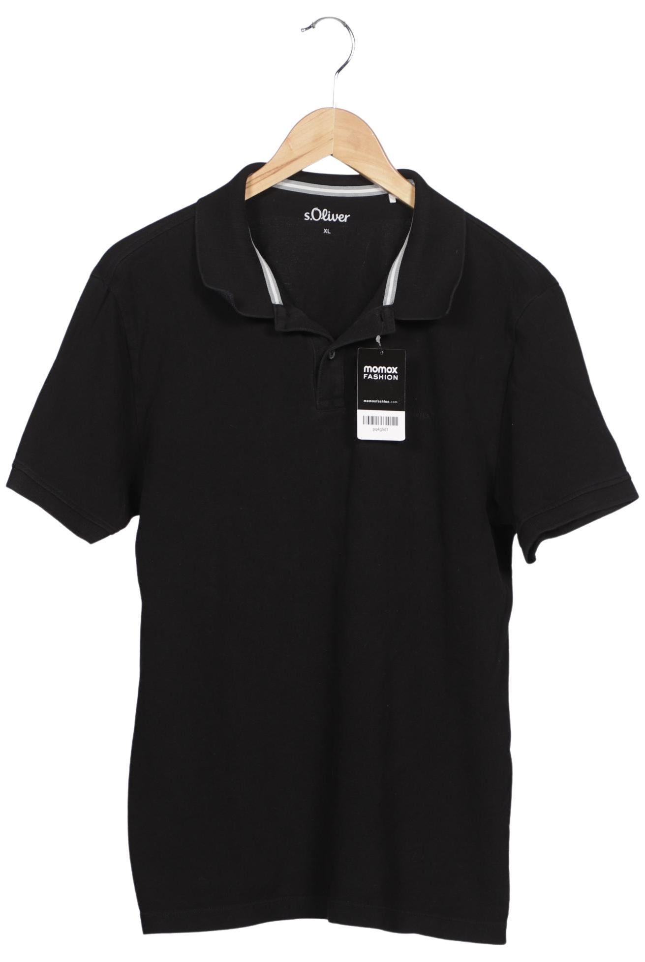 

s.Oliver Herren Poloshirt, schwarz, Gr. 54