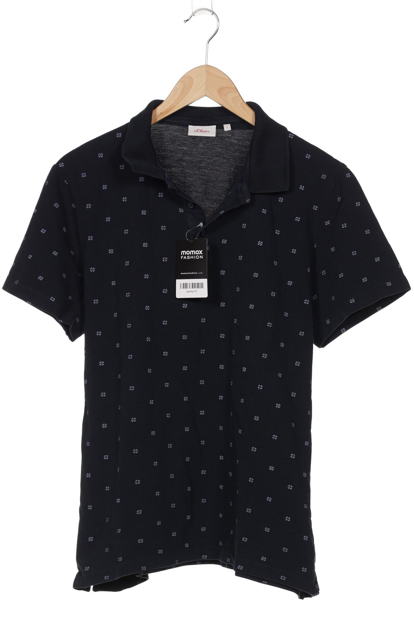 

s.Oliver Herren Poloshirt, marineblau, Gr. 52