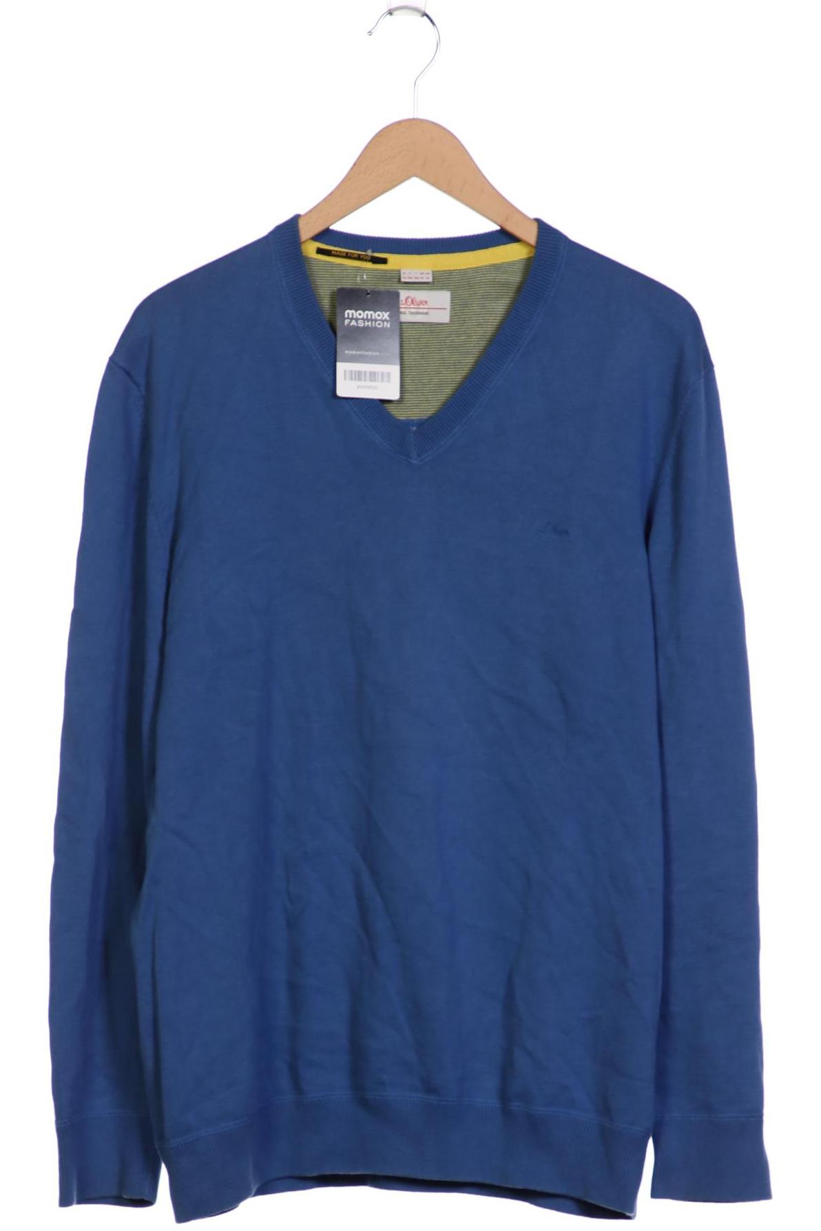 

s.Oliver Herren Pullover, blau, Gr. 54