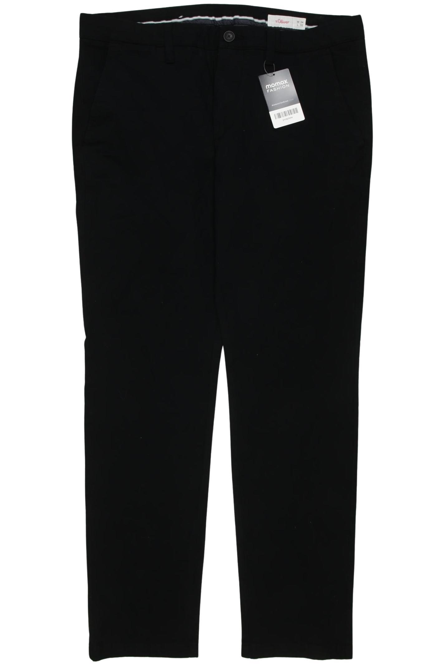 Thumbnail - s.Oliver Herren Stoffhose, schwarz, Gr. 34