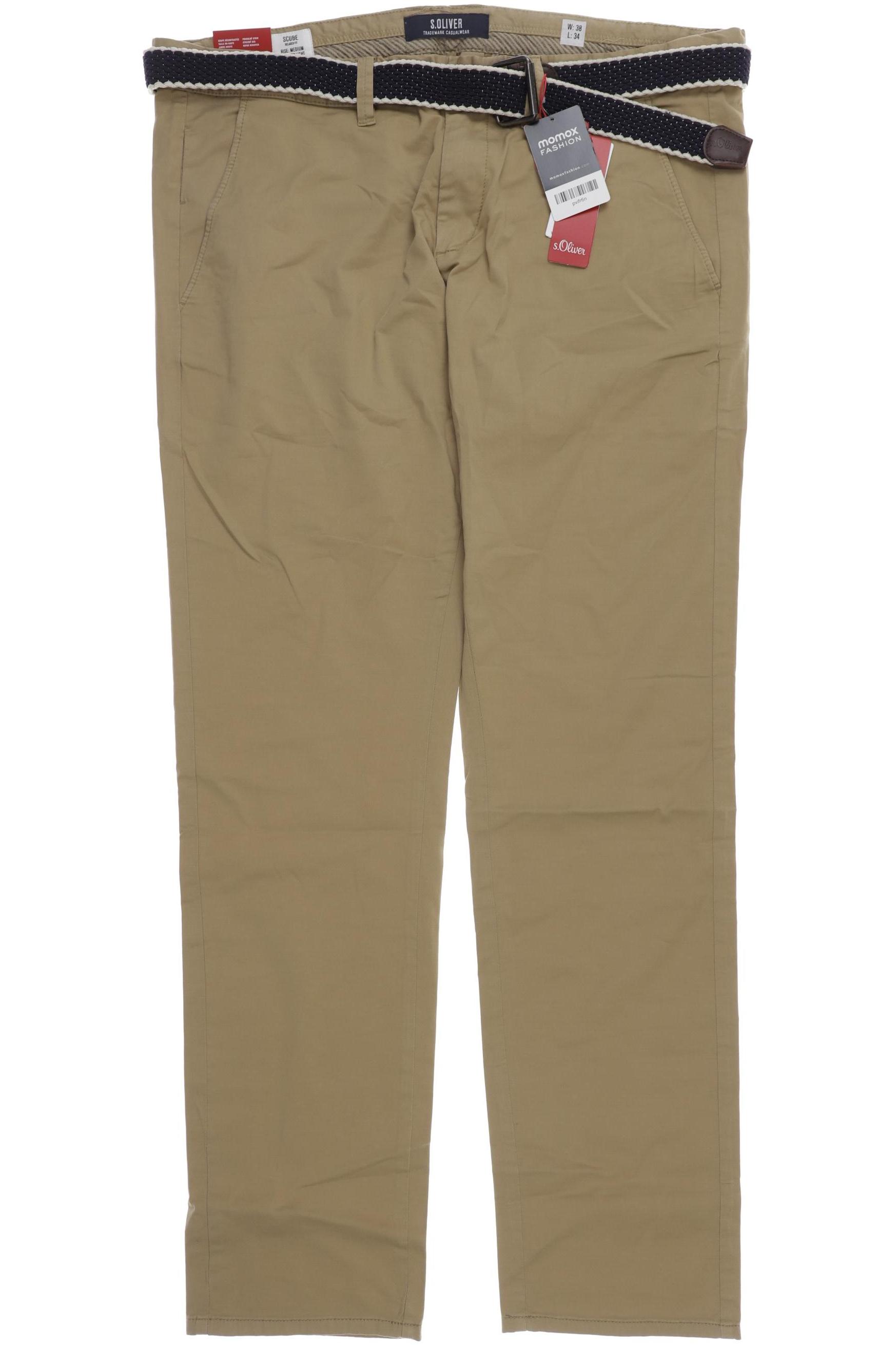 

s.Oliver Herren Stoffhose, beige, Gr. 38