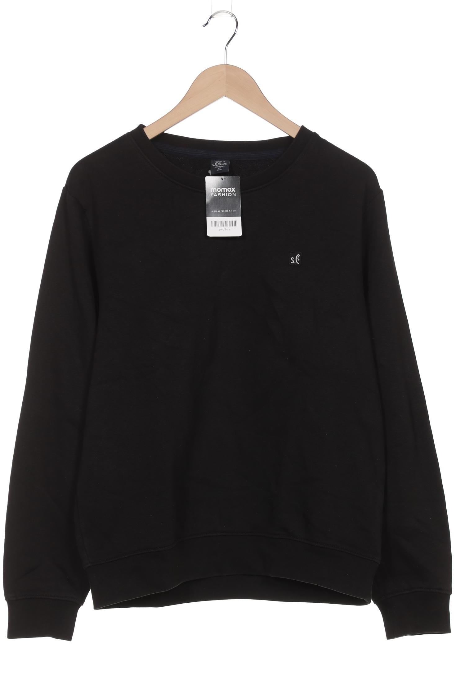 

s.Oliver Herren Sweatshirt, schwarz, Gr. 48
