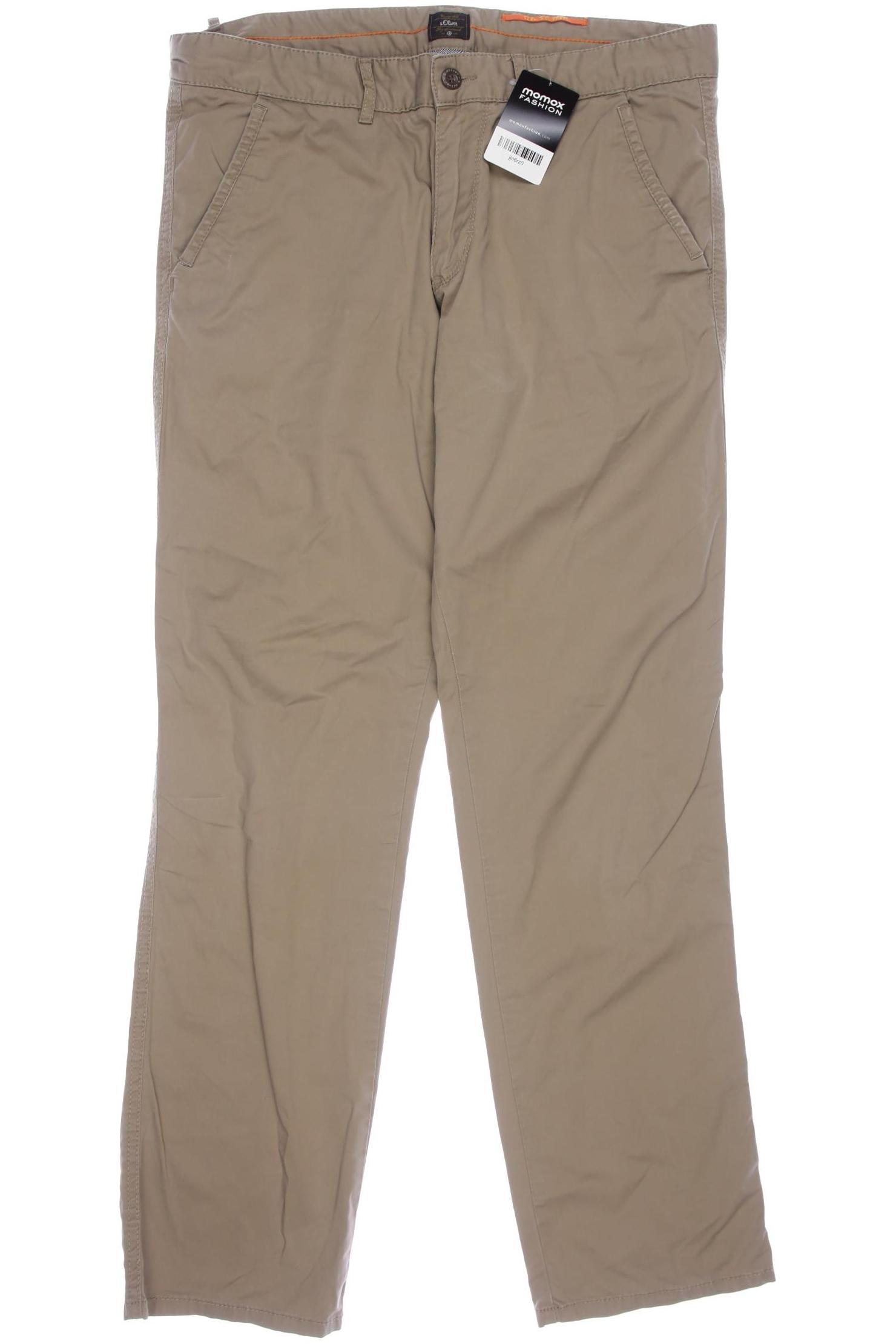 

s.Oliver Herren Stoffhose, beige, Gr. 35