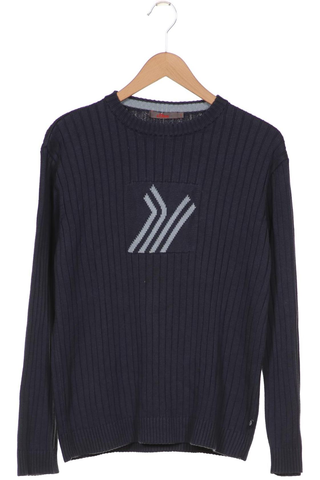 

s.Oliver Herren Pullover, blau, Gr. 52