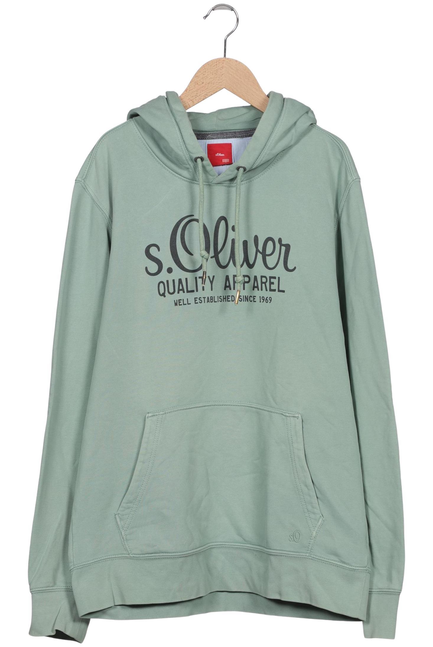 

s.Oliver Herren Kapuzenpullover, grün, Gr. 54