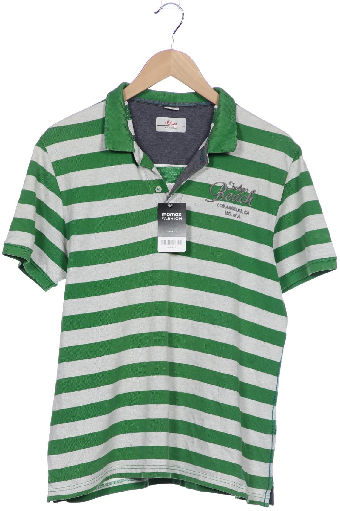 

s.Oliver Herren Poloshirt, grün, Gr. 48