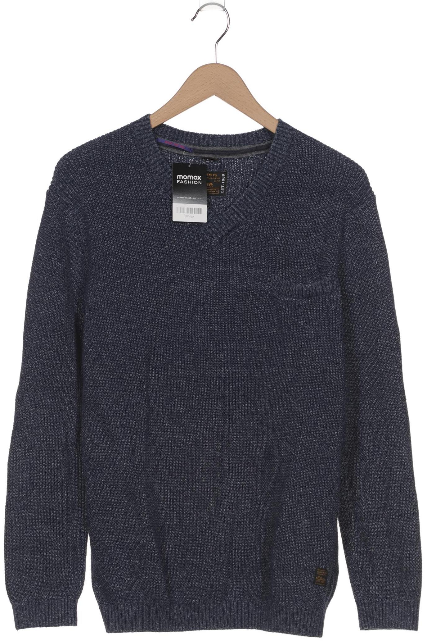 

s.Oliver Herren Pullover, blau, Gr. 54