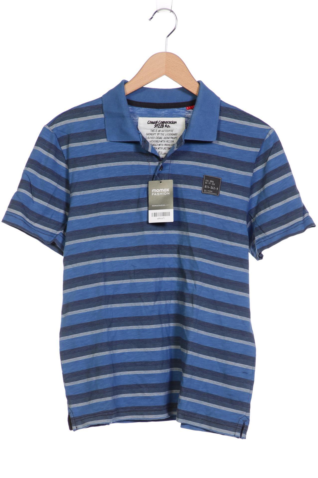 

s.Oliver Herren Poloshirt, blau, Gr. 48