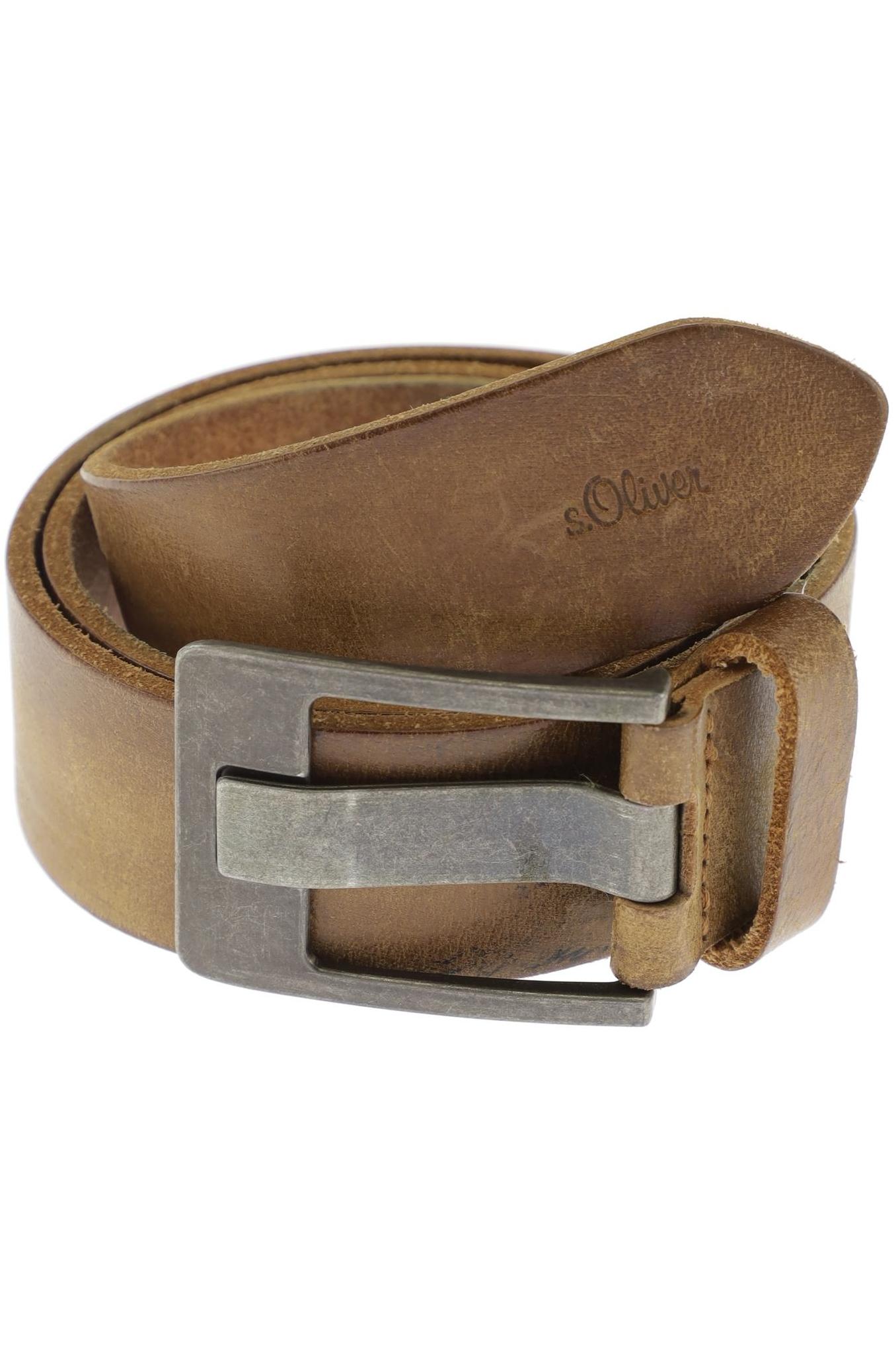 

s.Oliver Herren Gürtel, braun, Gr. 85
