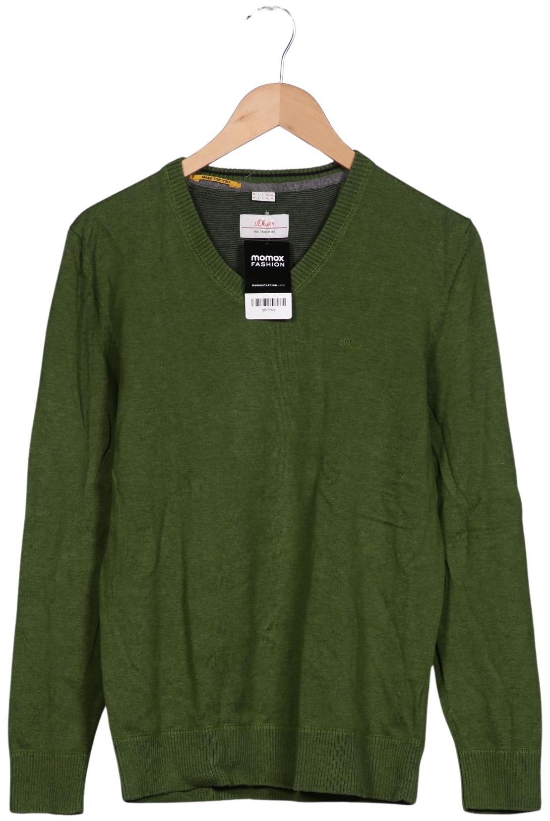 

s.Oliver Herren Pullover, grün, Gr. 48