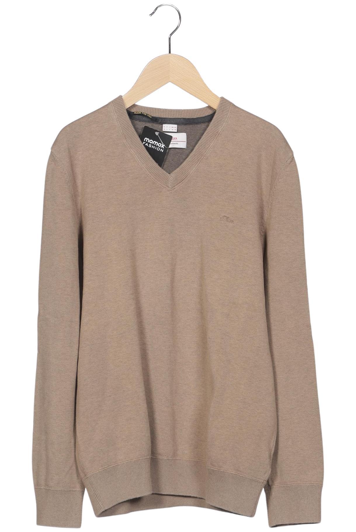 

s.Oliver Herren Pullover, beige, Gr. 48