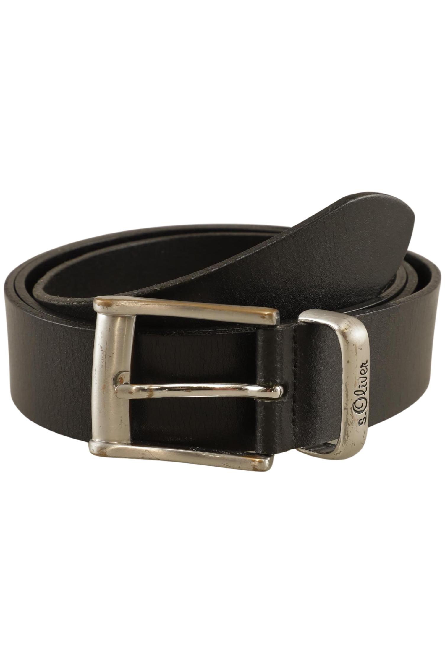 

s.Oliver Herren Gürtel, schwarz, Gr. 105