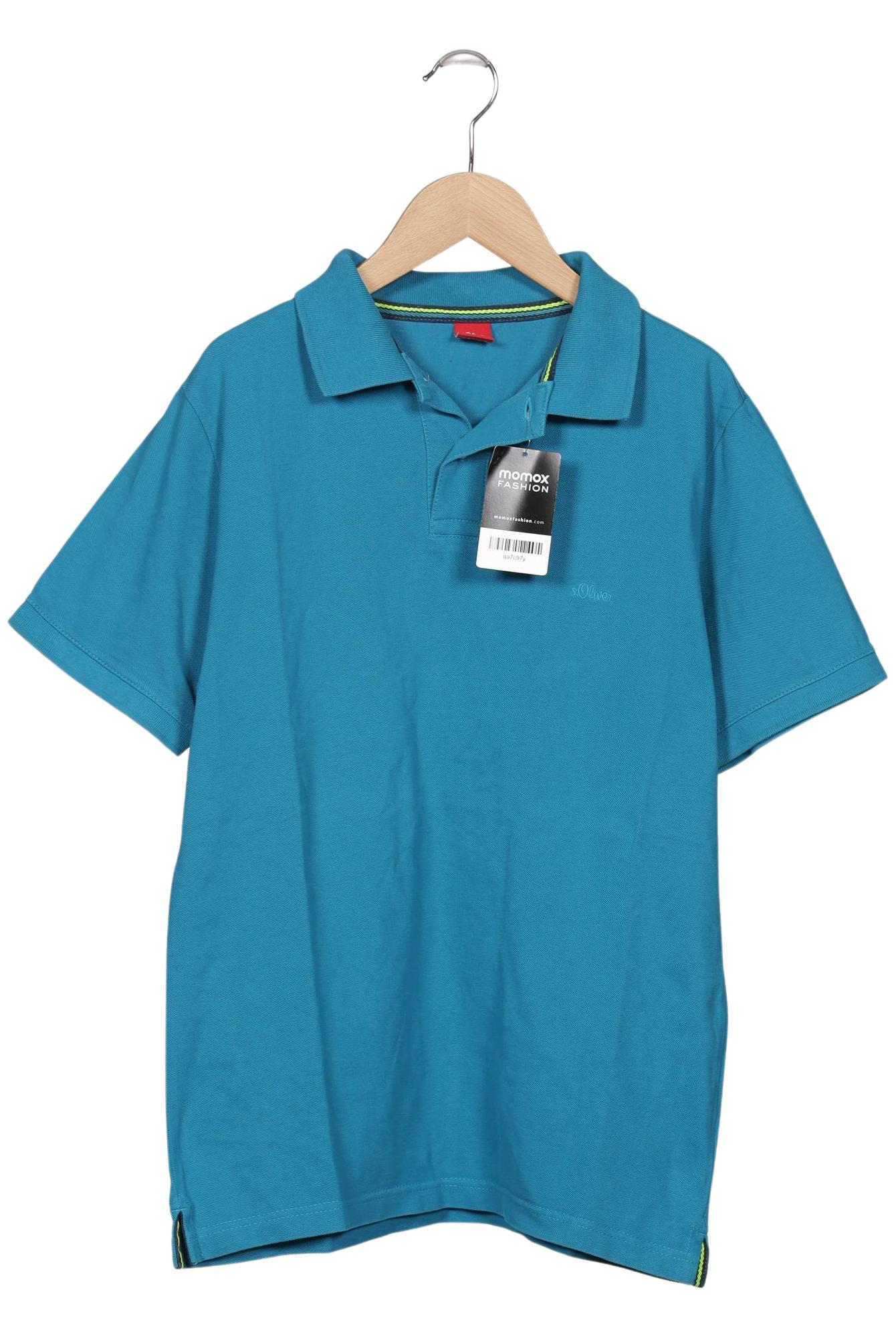 

s.Oliver Herren Poloshirt, blau, Gr. 48