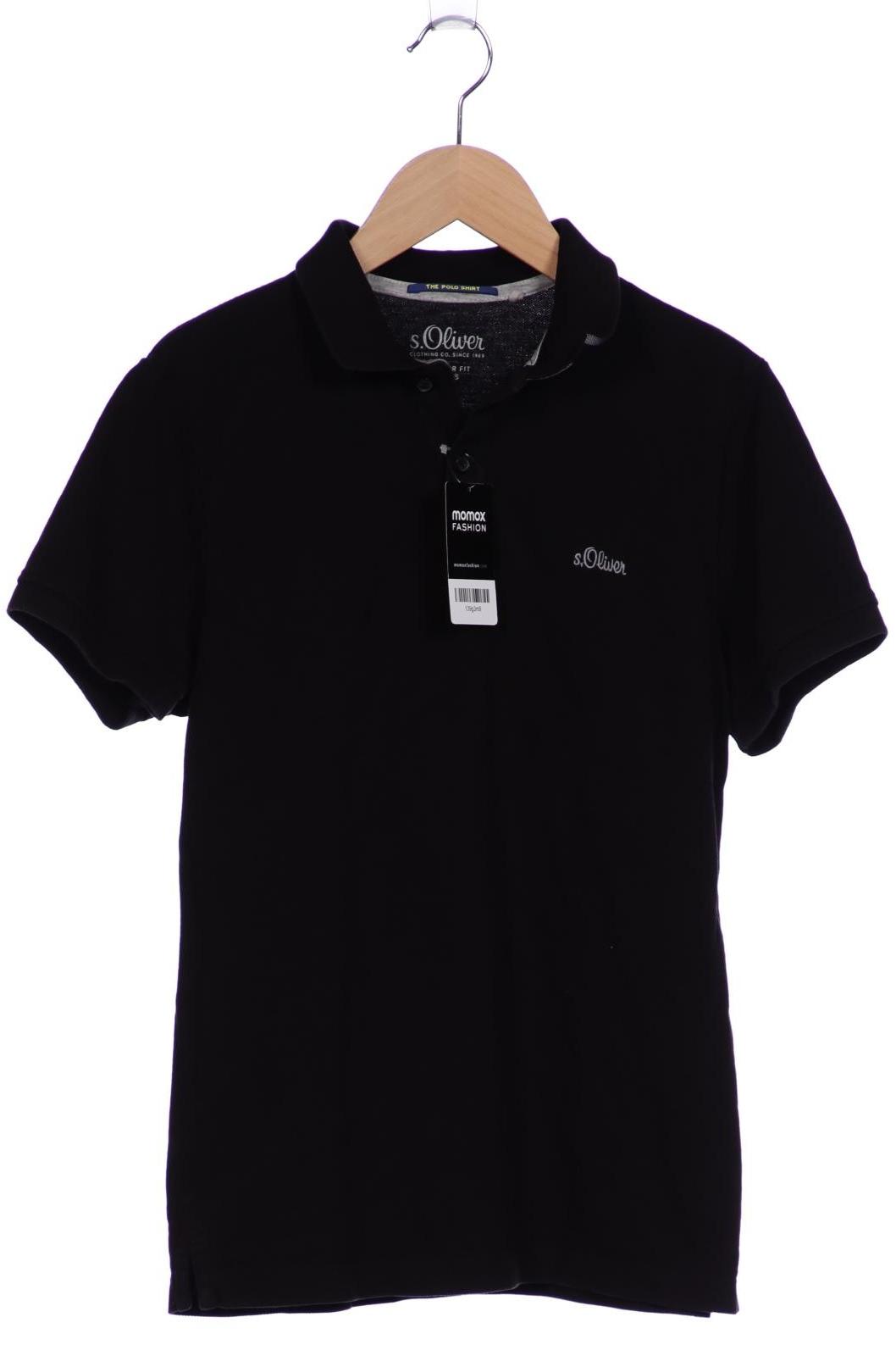 

s.Oliver Herren Poloshirt, schwarz, Gr. 46