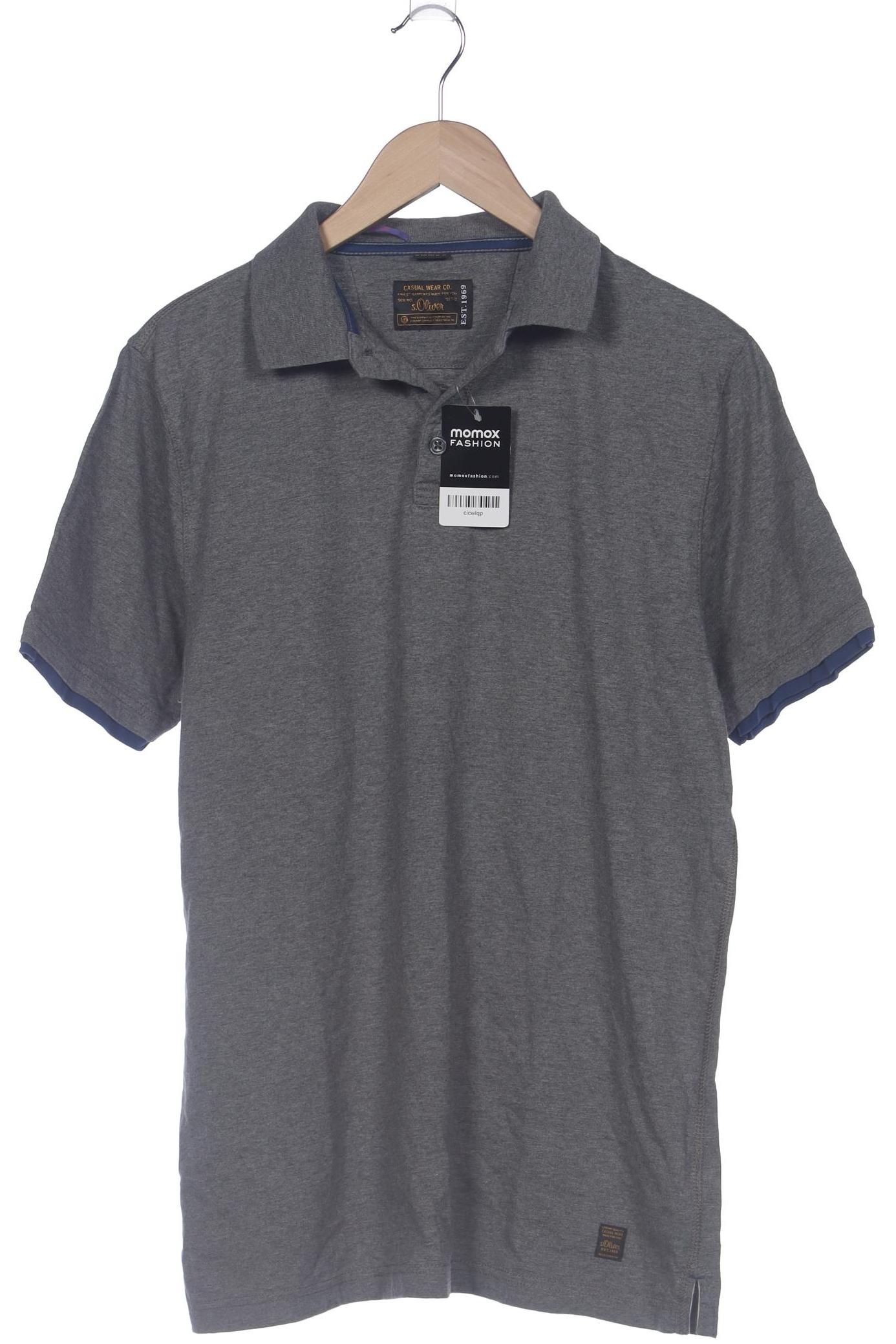 

s.Oliver Herren Poloshirt, grau, Gr. 54