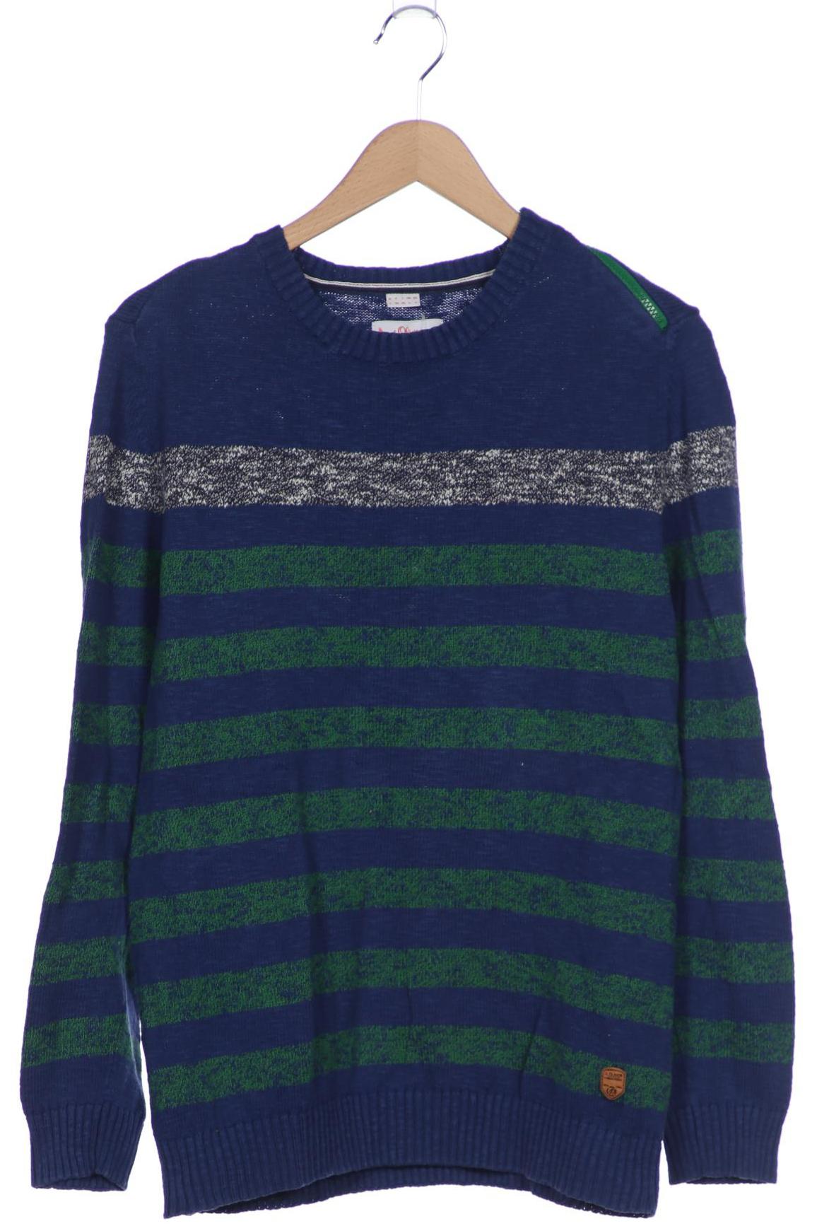 

s.Oliver Herren Pullover, blau, Gr. 52