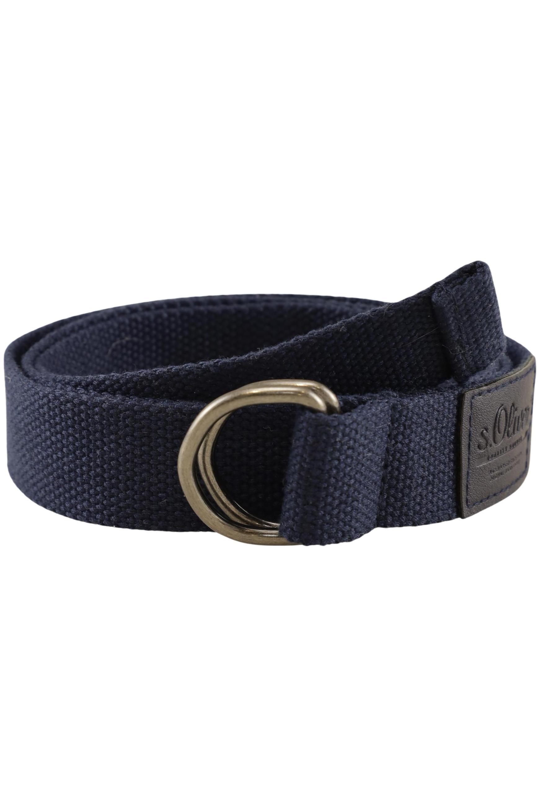 Thumbnail - s.Oliver Herren Gürtel, marineblau, Gr. 100