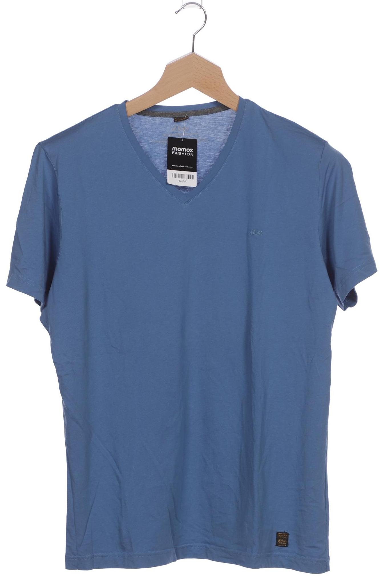

s.Oliver Herren T-Shirt, blau, Gr. 56