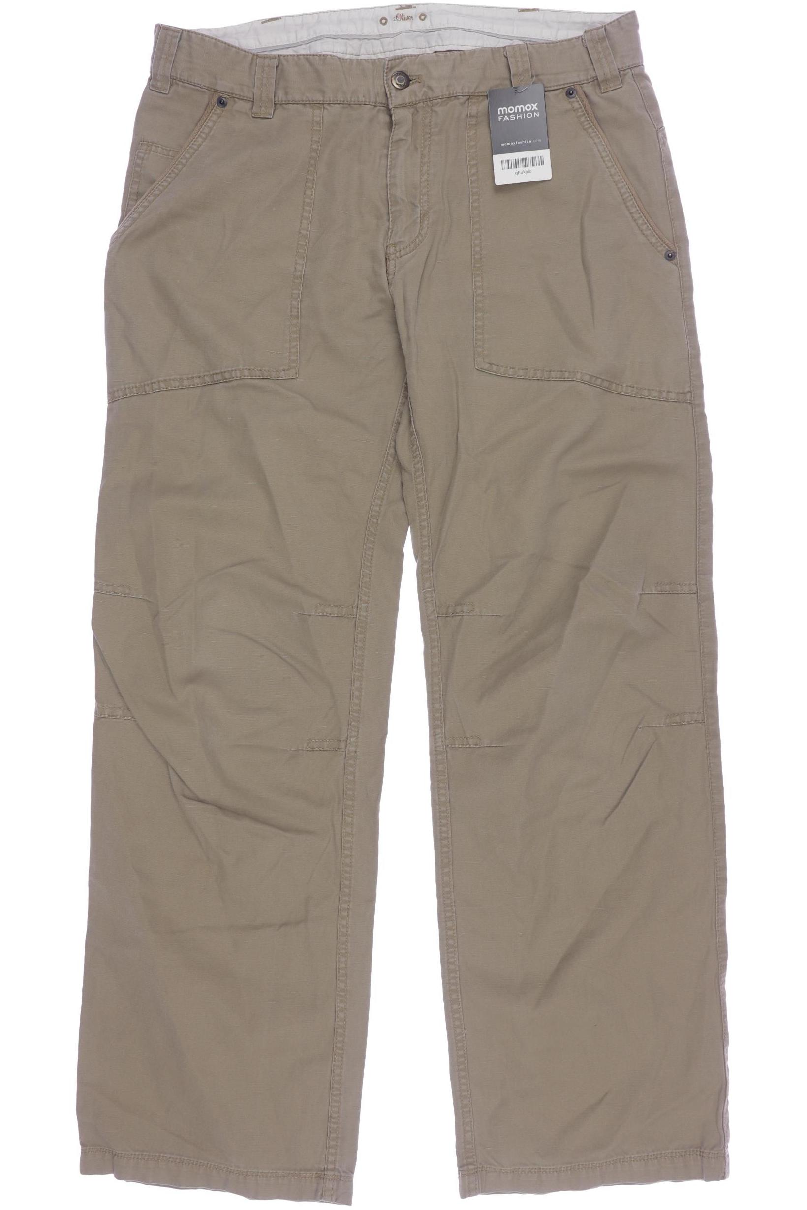 

s.Oliver Herren Stoffhose, beige, Gr. 34