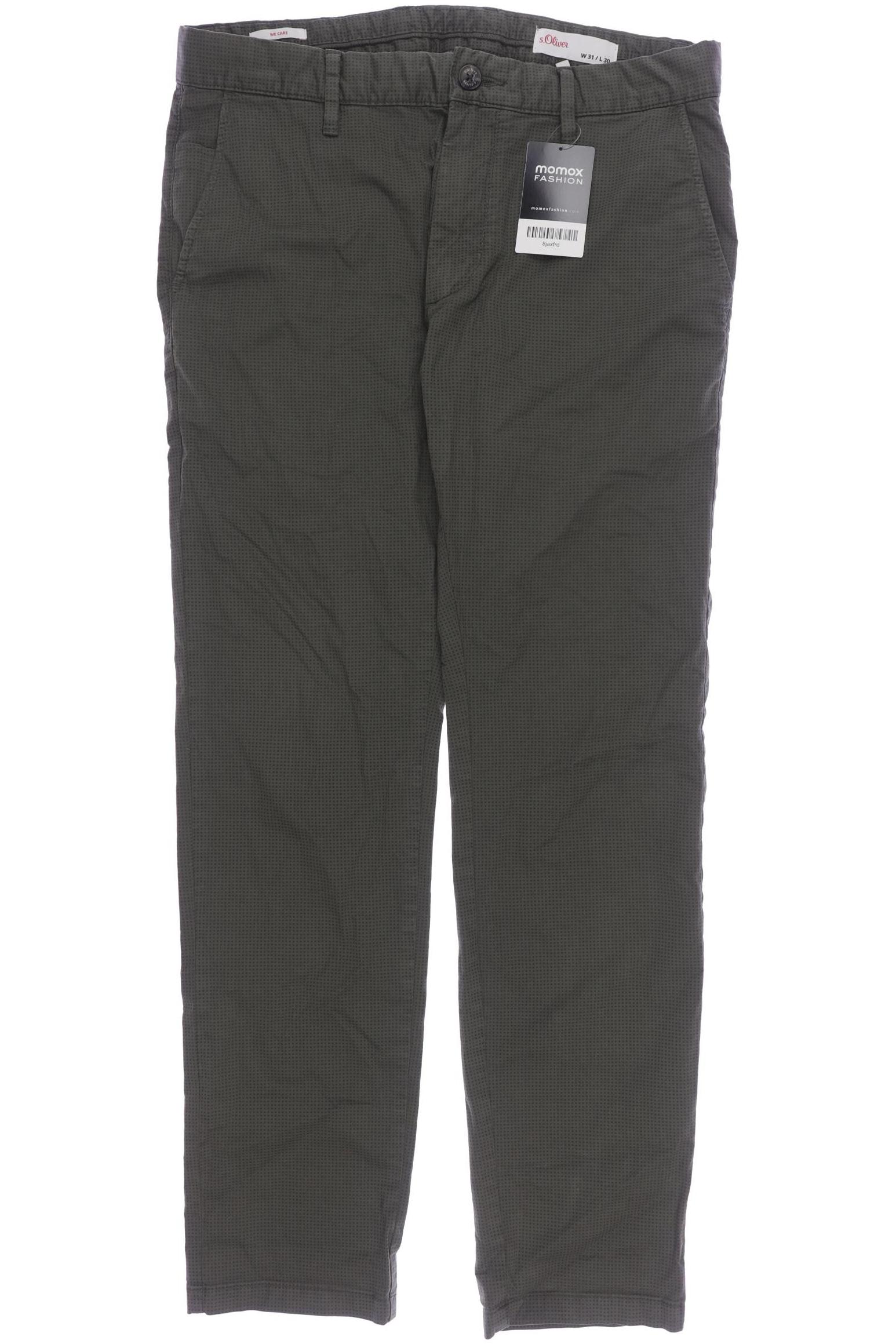 

s.Oliver Herren Stoffhose, grün, Gr. 31