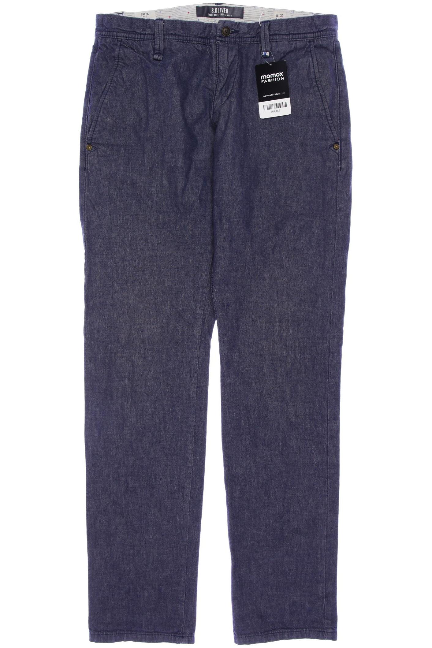 

s.Oliver Herren Stoffhose, blau, Gr. 30